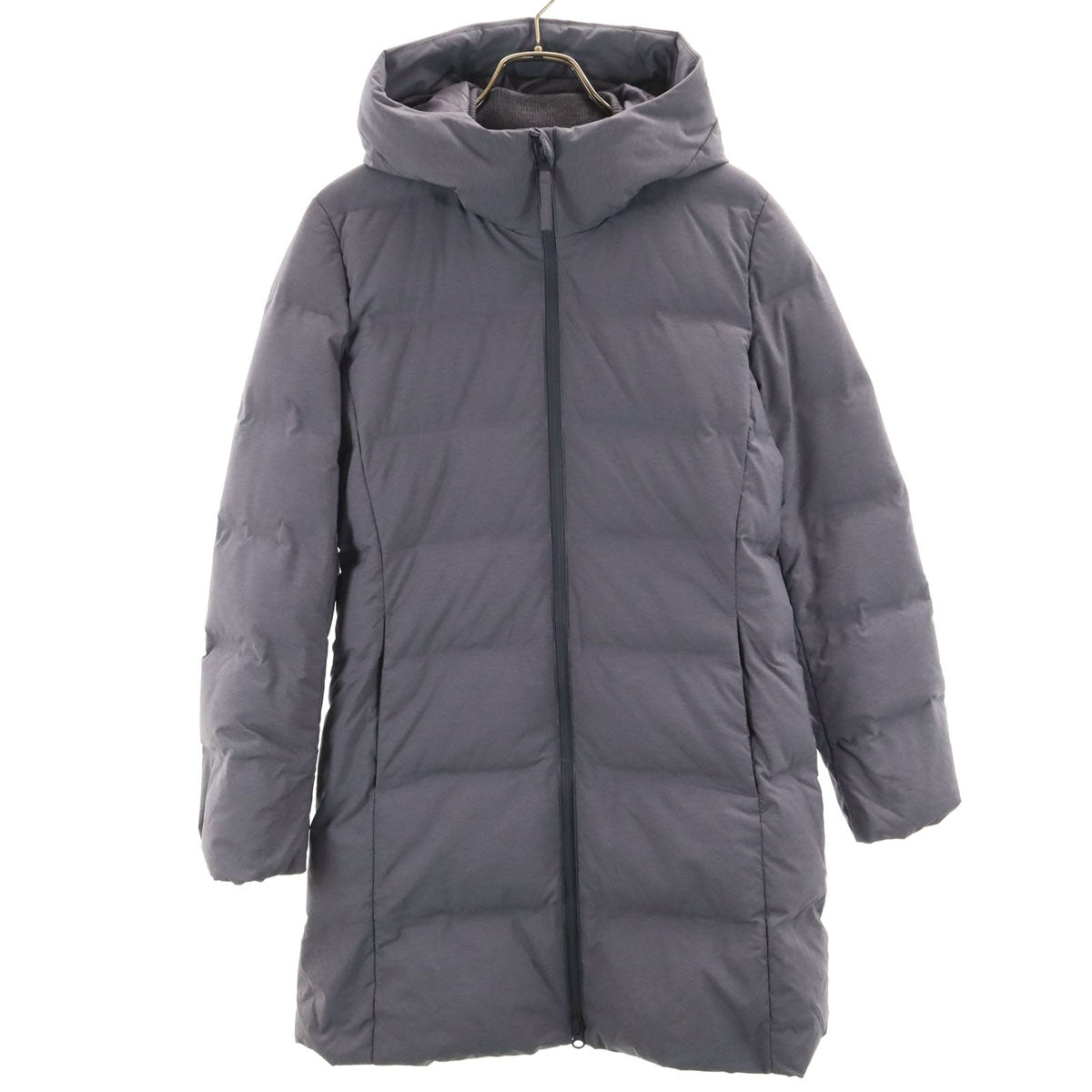 UNIQLO ユニクロ シームレス ショート ダウンコート M グレー レディース