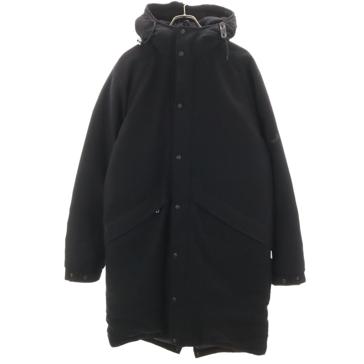 CAPE HEIGHTS ケープハイツ フーデッド ダウンコート M ブラック メンズ