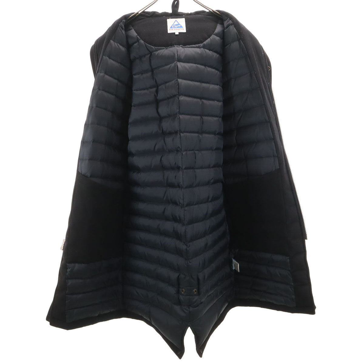 CAPE HEIGHTS ケープハイツ フーデッド ダウンコート M ブラック メンズ