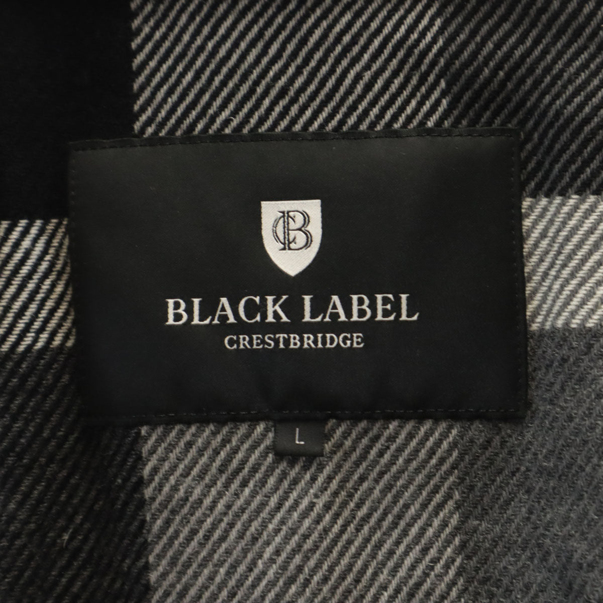 BLACK LABEL CRESTBRIDGE ブラックレーベルクレストブリッジ チェスターコート L ブラック ベストライナー付き メンズ
