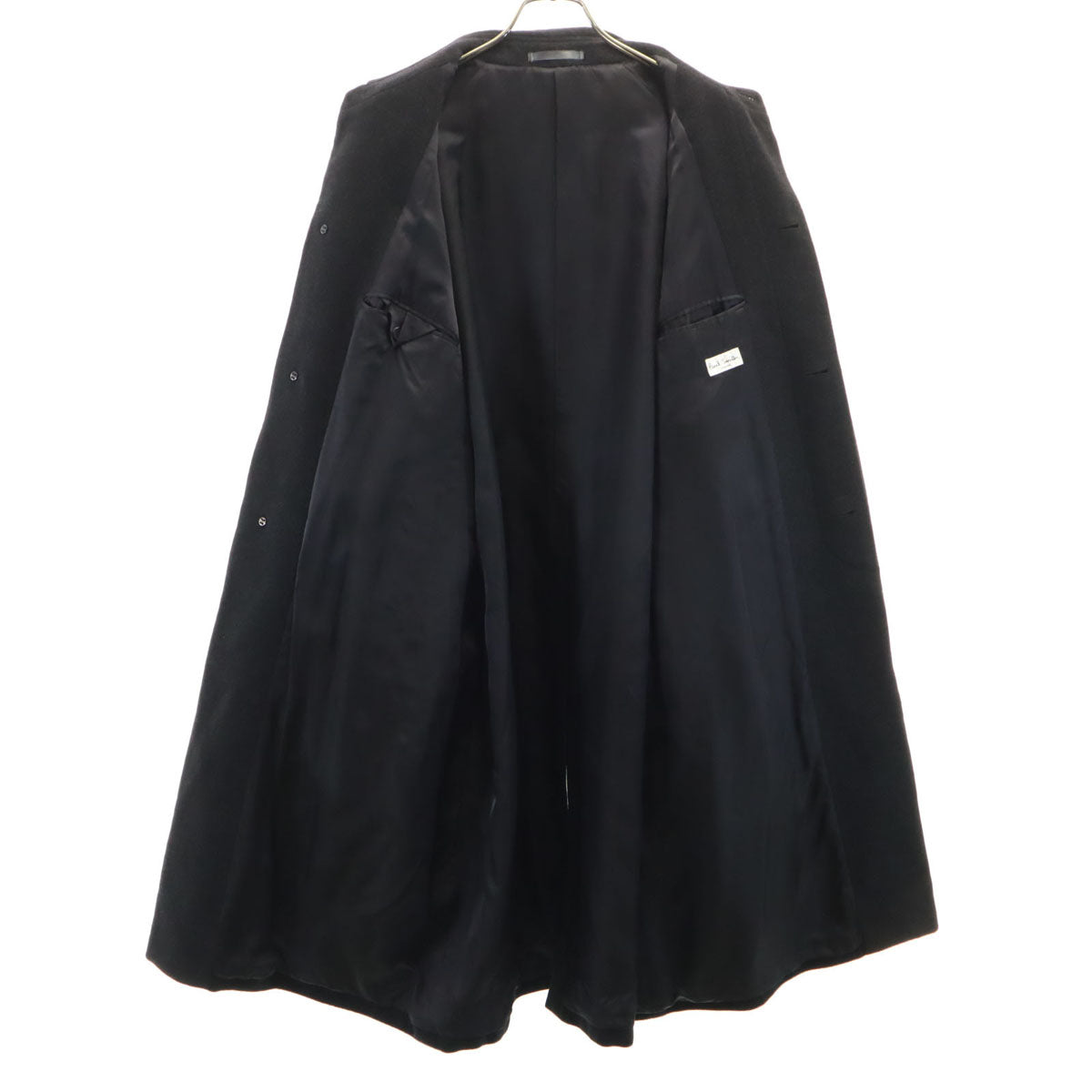 Paul Smith LONDON ポールスミスロンドン 日本製 ステンカラーコート M ブラック メンズ