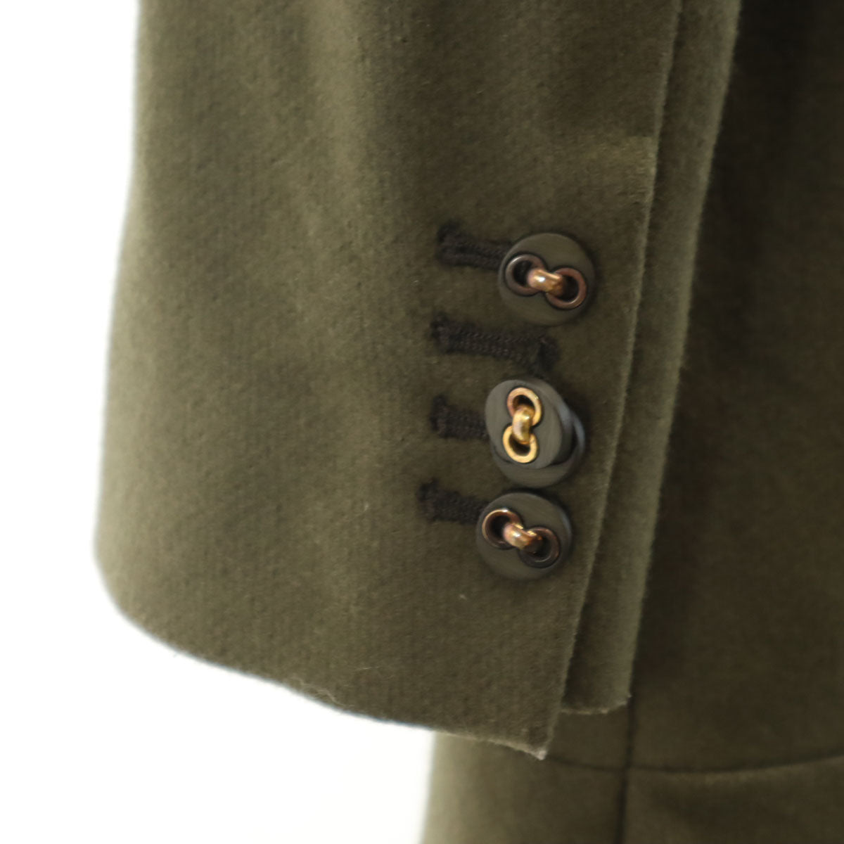 MAX&CO マックスアンドコー ダブルブレスト ウールコート 38 オリーブ レディース