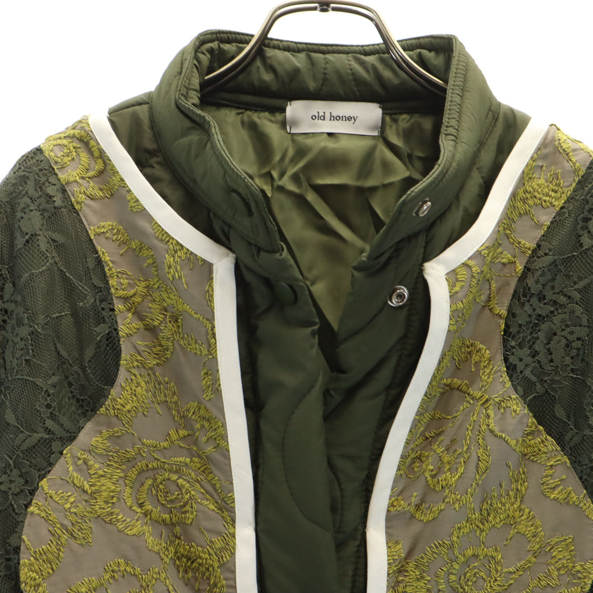 OLD HONEY オールドハニー 日本製 キルティングコート カーキ 中綿 レディース