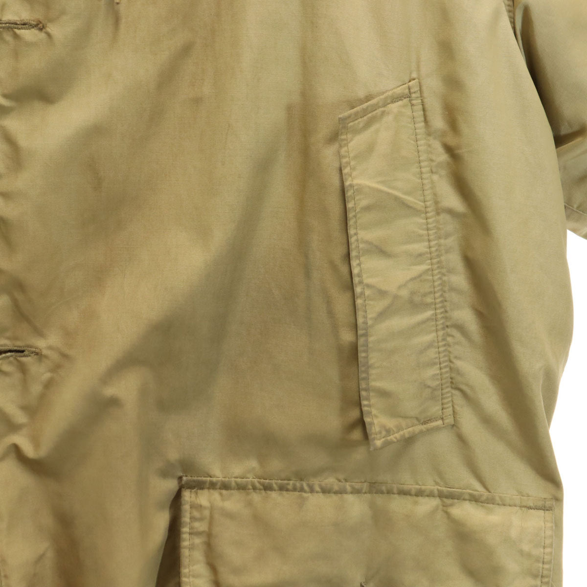 WOOLRICH ウールリッチ 80s USA製 紺タグ ヴィンテージ ダウンジャケット ベージュ メンズ