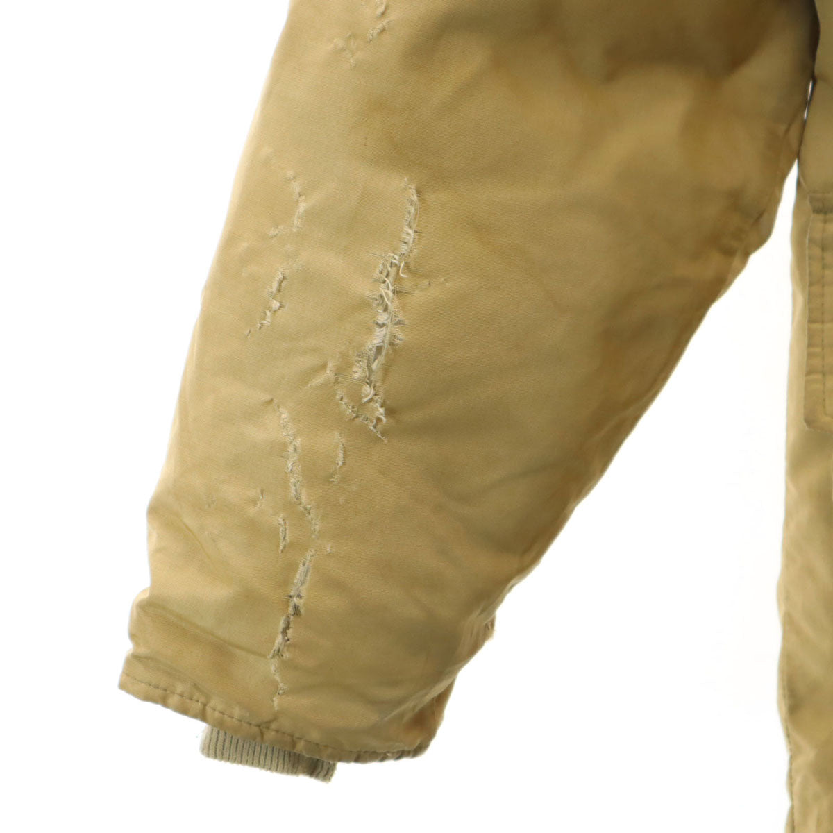 WOOLRICH ウールリッチ 80s USA製 紺タグ ヴィンテージ ダウンジャケット ベージュ メンズ