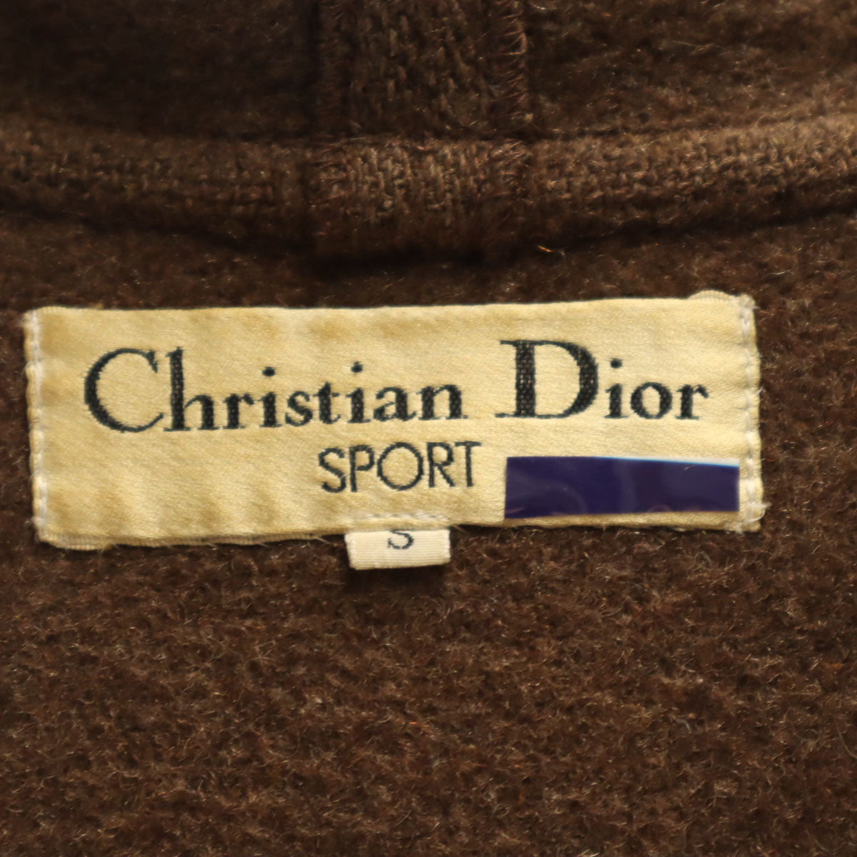 Christian Dior SPORTS クリスチャンディオール スポーツ 90s オールド ダッフルコート S ブラウン レディース