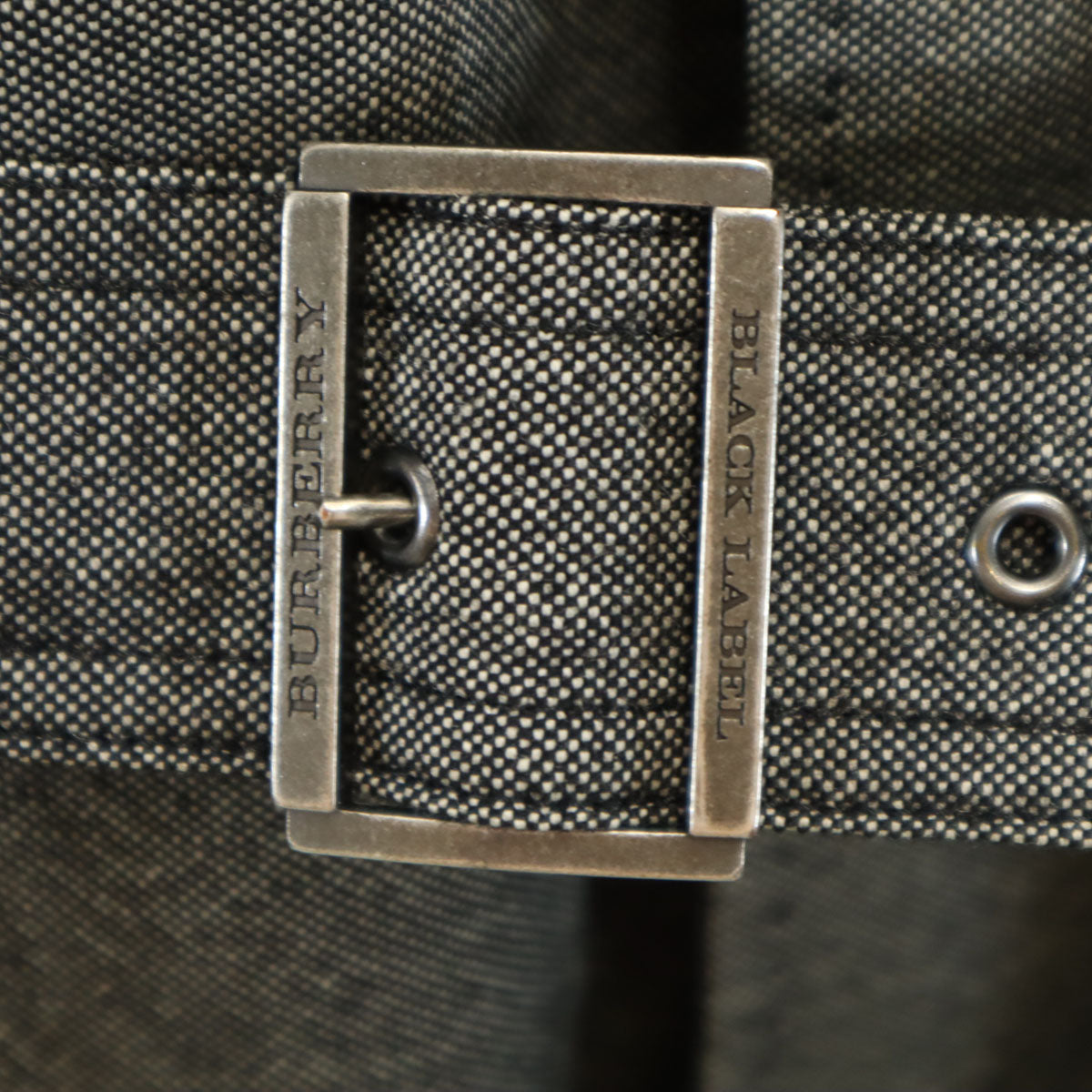 BURBERRY BLACK LABEL バーバリーブラックレーベル ウール ライナー付き ステンカラーコート M ブラック系 三陽商会 メンズ