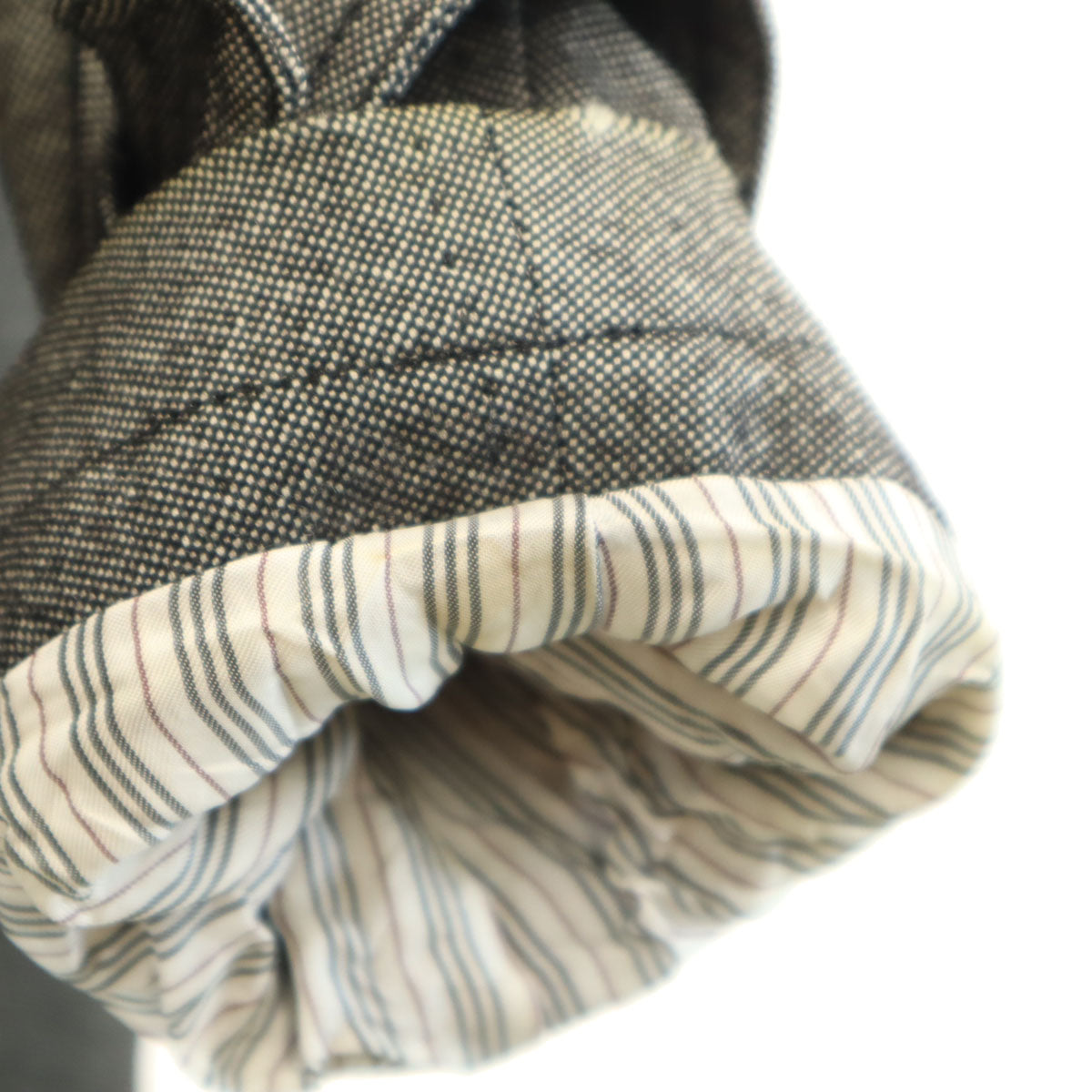 BURBERRY BLACK LABEL バーバリーブラックレーベル ウール ライナー付き ステンカラーコート M ブラック系 三陽商会 メンズ