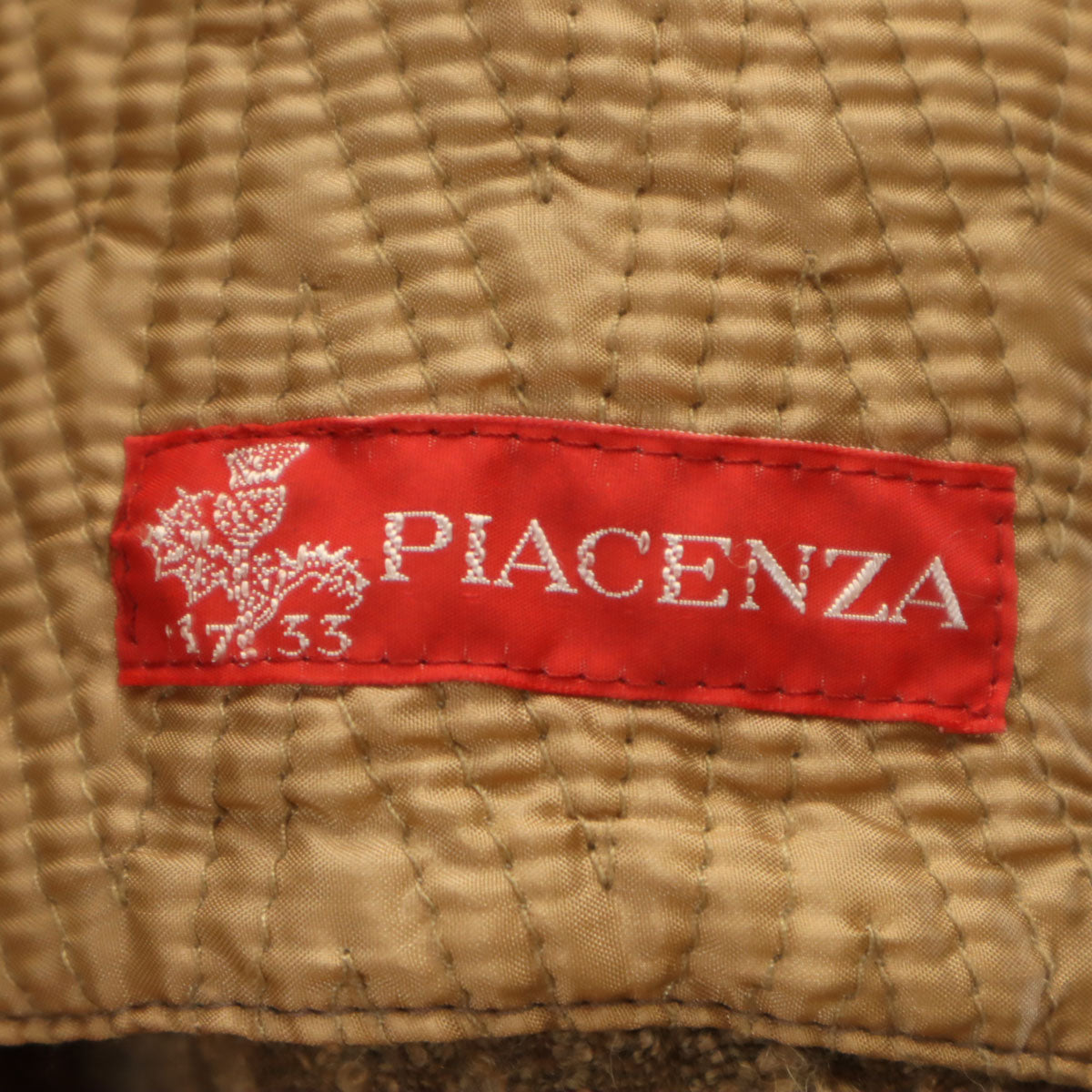 Solleciti ソレシティ イタリア製 アルパカブレンド 切替 毛皮コート 42 ベージュ PIACENZA レディース