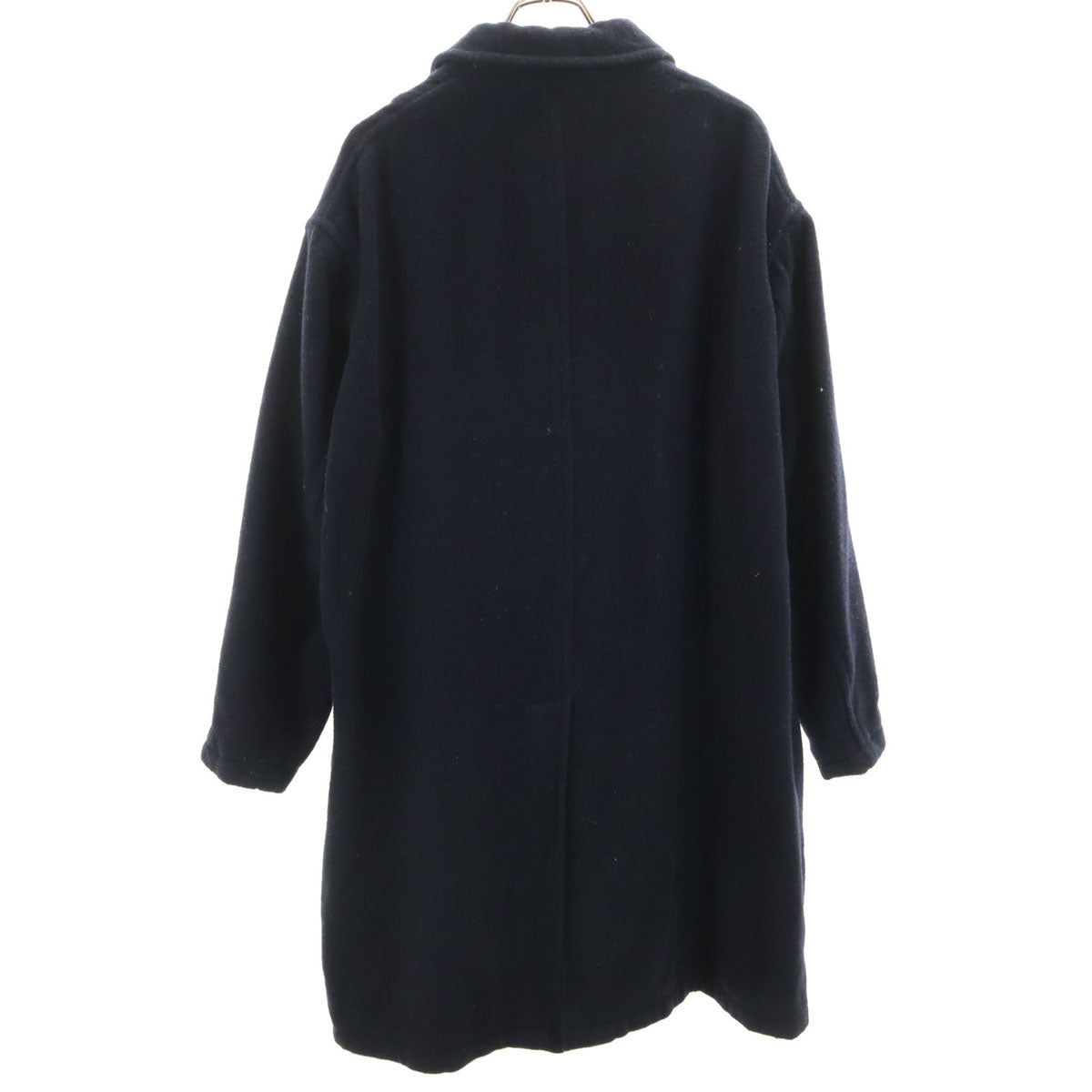 Danton ダントン 日本製 ウールブレンド ロングコート 40 ネイビー メンズ