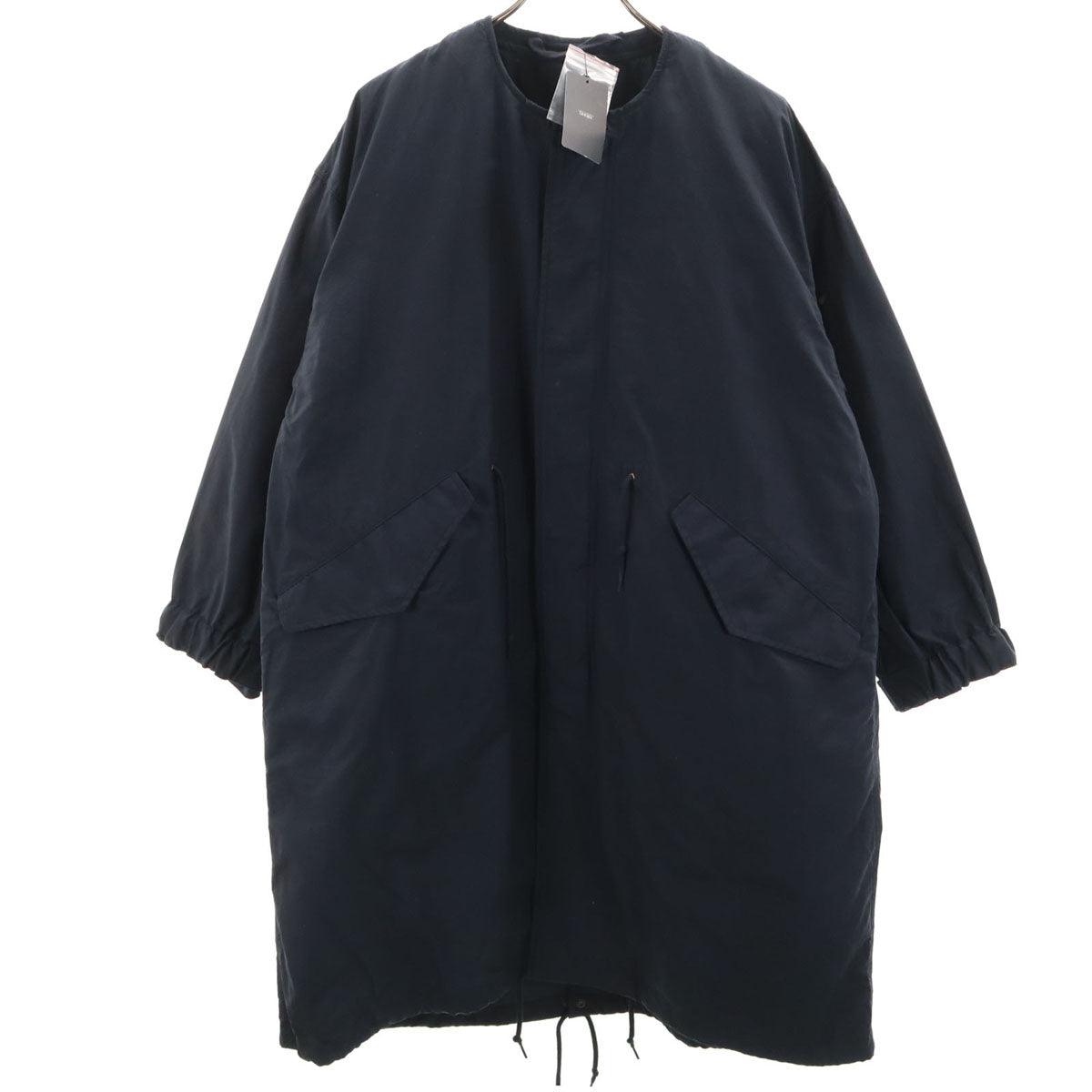 未使用 URBAN RESEARCH DOORS アーバンリサーチドアーズ 3WAY ノーカラー モッズコート M ネイビー ライナー付き レディース