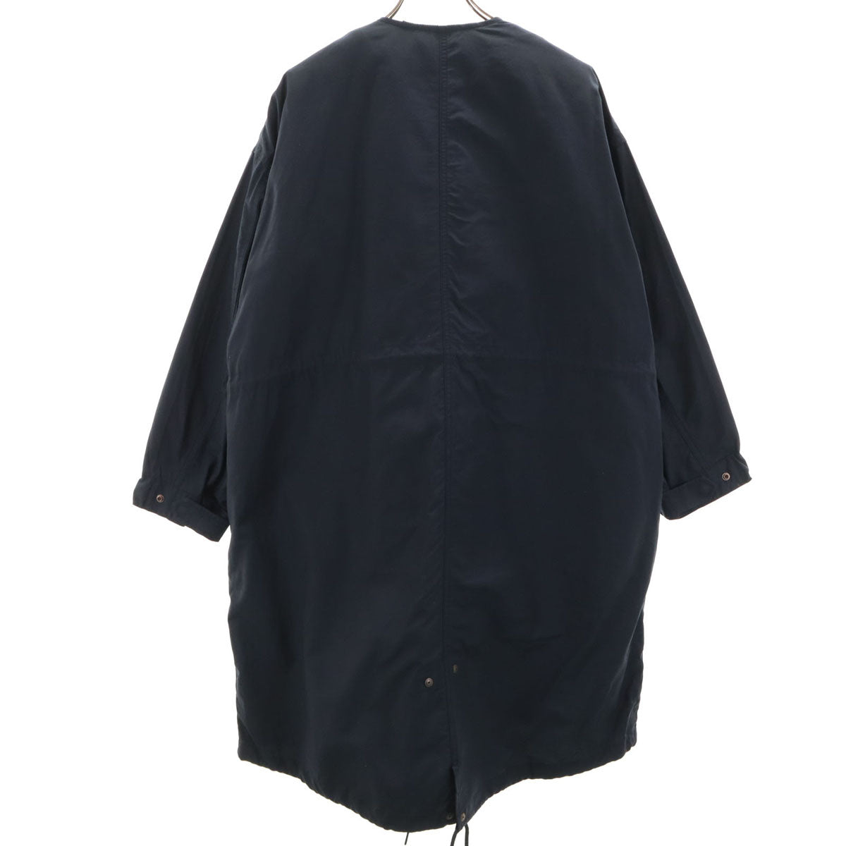 未使用 URBAN RESEARCH DOORS アーバンリサーチドアーズ 3WAY ノーカラー モッズコート M ネイビー ライナー付き レディース