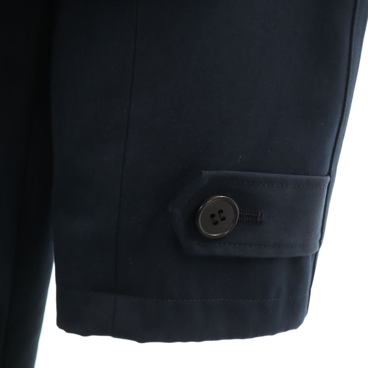 美品 A.P.C. アーペーセー ステンカラーコート XS ネイビー 中綿ライナー付き メンズ