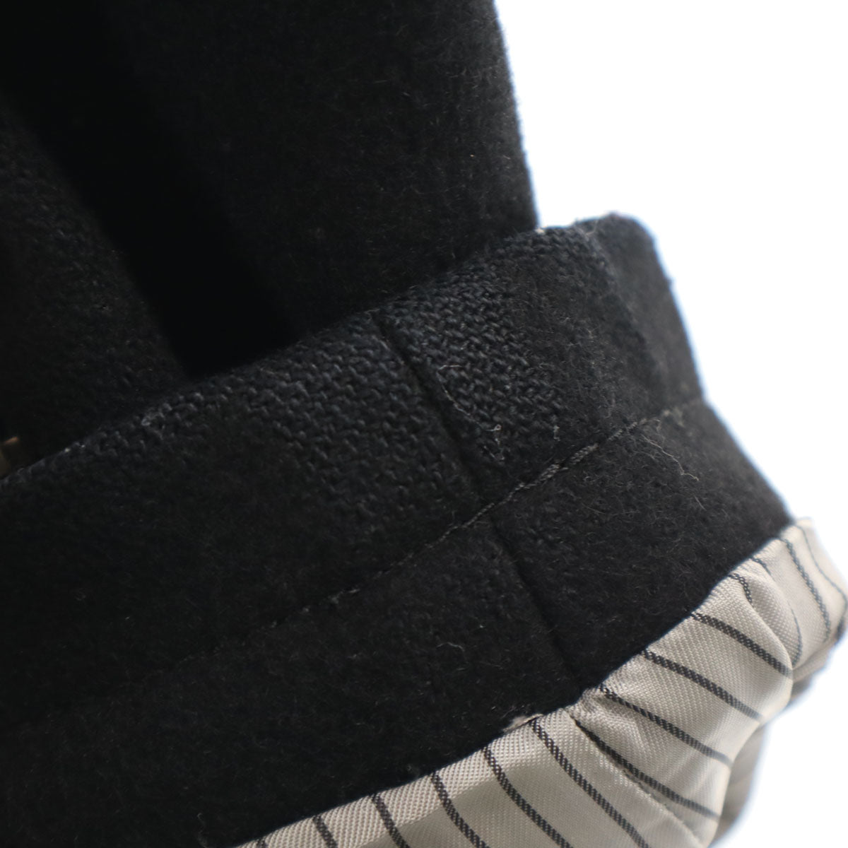 BURBERRY BLACK LABEL バーバリーブラックレーベル ウールコート M ブラック 三陽商会 メンズ