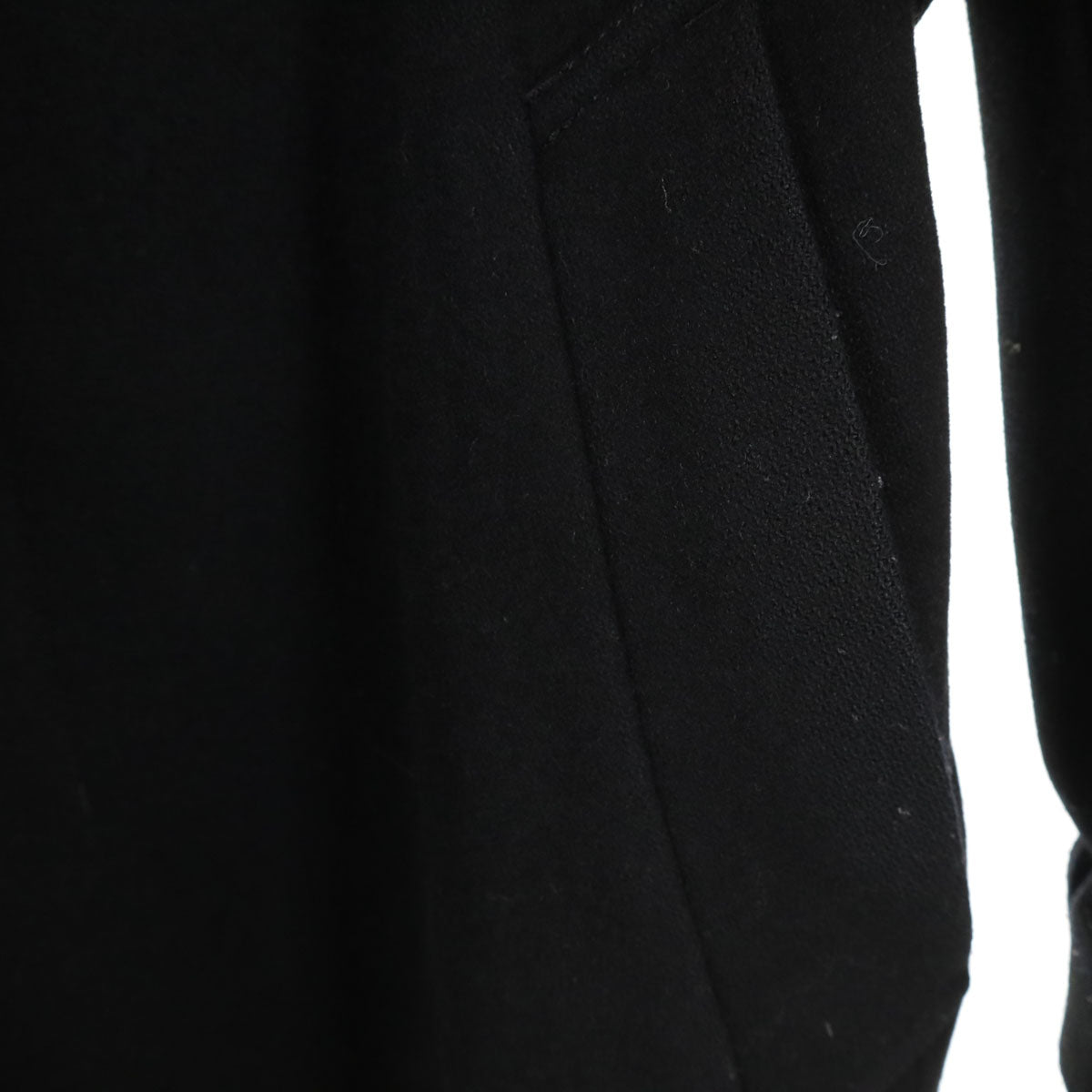 BURBERRY BLACK LABEL バーバリーブラックレーベル ウールコート M ブラック 三陽商会 メンズ