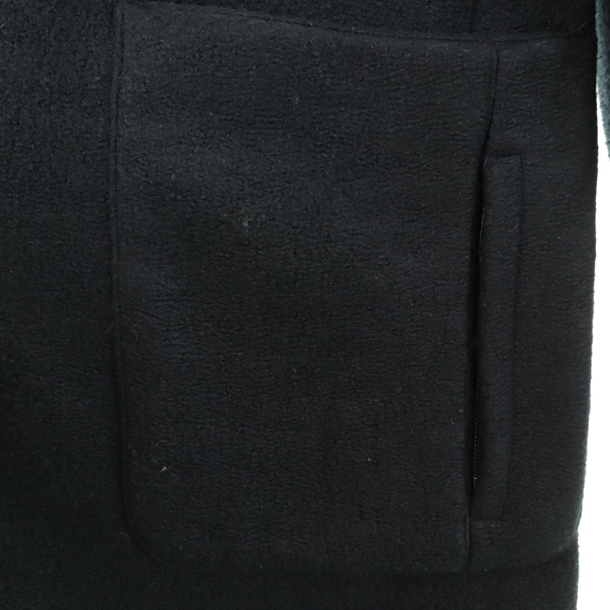 ARMANI JEANS アルマーニジーンズ 90s イタリア製 オールド ステンカラーコート 44 ブラック レディース