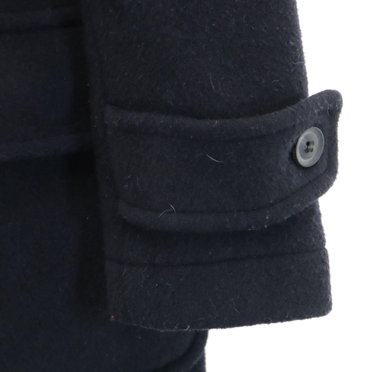 LONDON TRADITION ロンドントラディション イングランド製 ウールブレンド ダッフルコート 34 ネイビー レディース