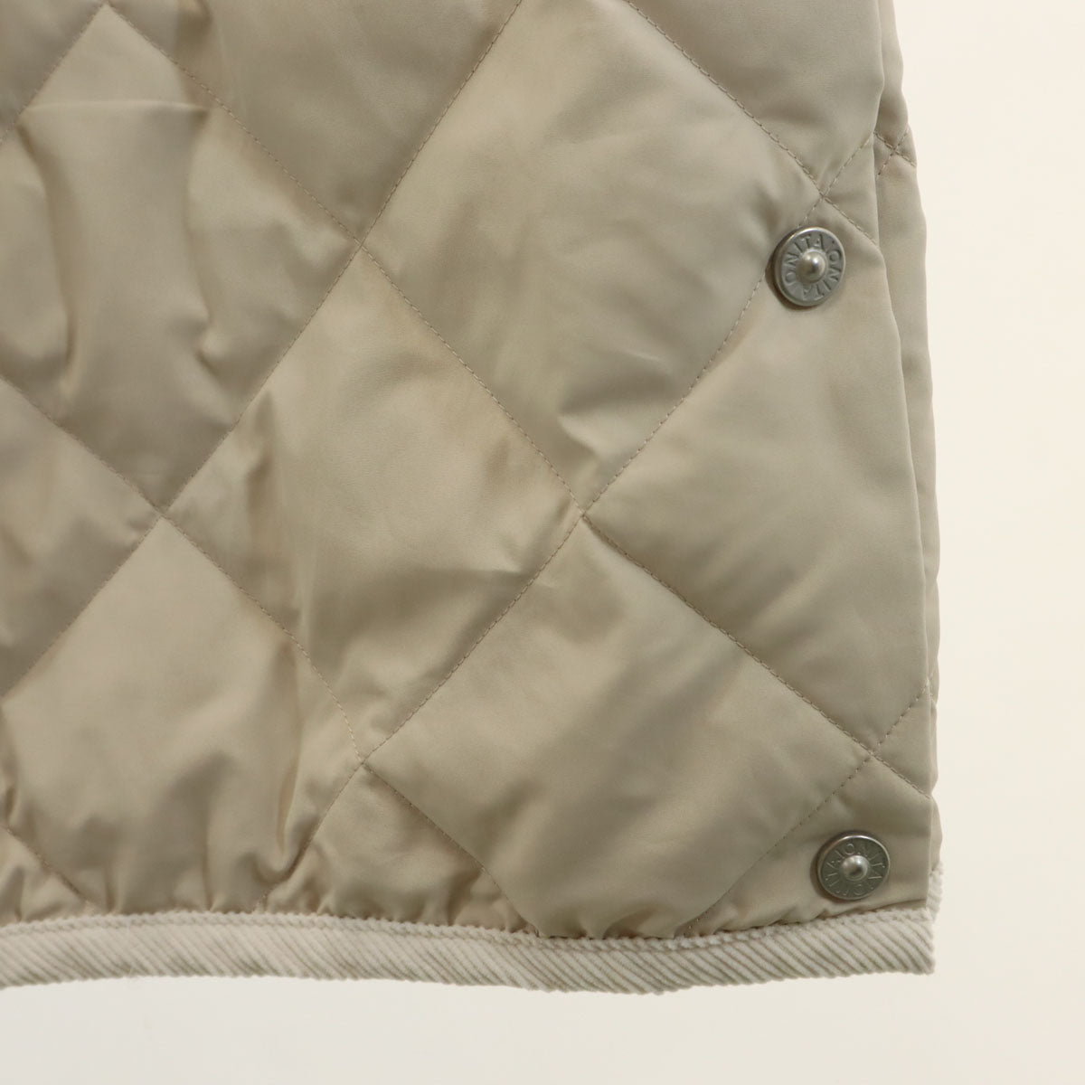 美品 TAION タイオン ダウンコート XS ベージュ系 CITY LINE レディース