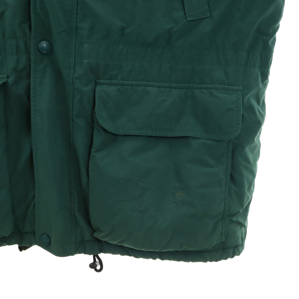 Eddie Bauer エディーバウアー 00s 白タグ ダウンコート XL グリーン アウトドア メンズ