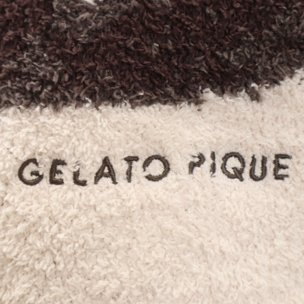 gelato pique ジェラートピケ パンダ 長袖 フードドレス ワンピース F ベージュ系 ふわモコ ルームウェア ジェラピケ レディース