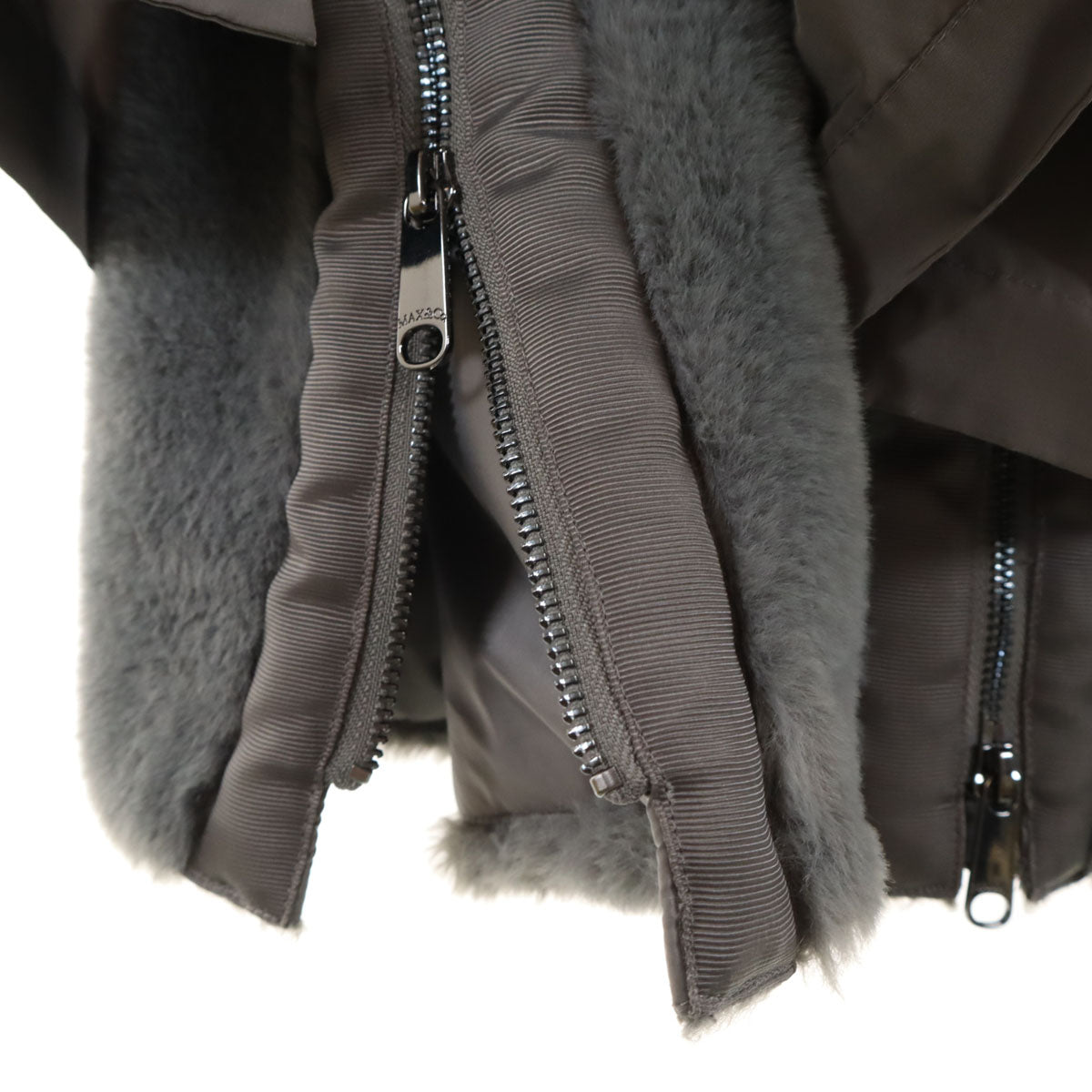 MAX MARA マックスマーラ コート 38 グレー 中綿ライナー付き マックスマーラ レディース