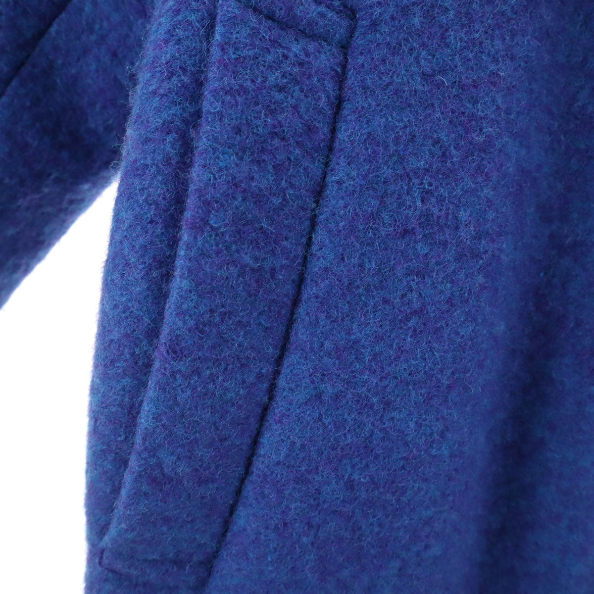 MAISON SPECIAL メゾンスペシャル ダブルブレスト チェスターコート FREE ブルー系 中綿 レディース