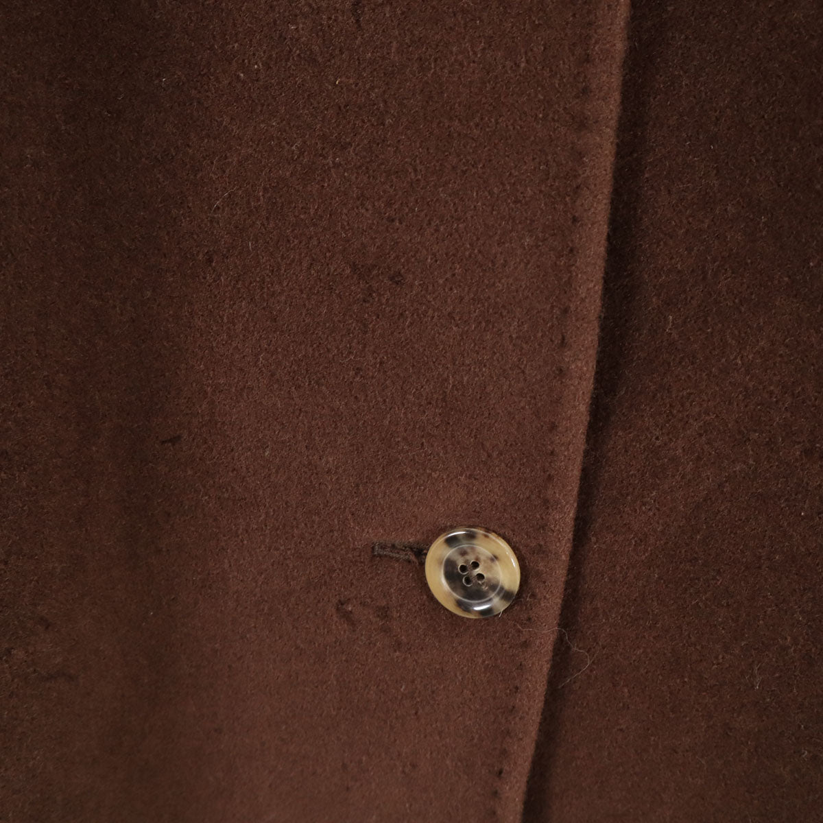 Herno ヘルノ イタリア製 カシミヤブレンド ステンカラーコート 42 ブラウン レディース