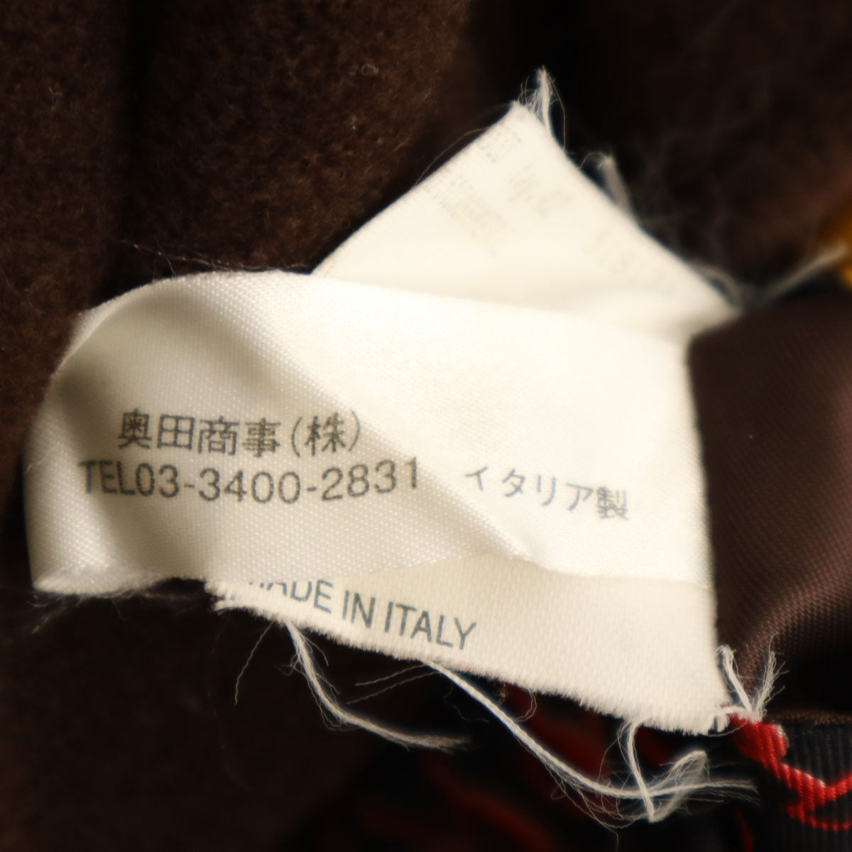 Herno ヘルノ イタリア製 カシミヤブレンド ステンカラーコート 42 ブラウン レディース