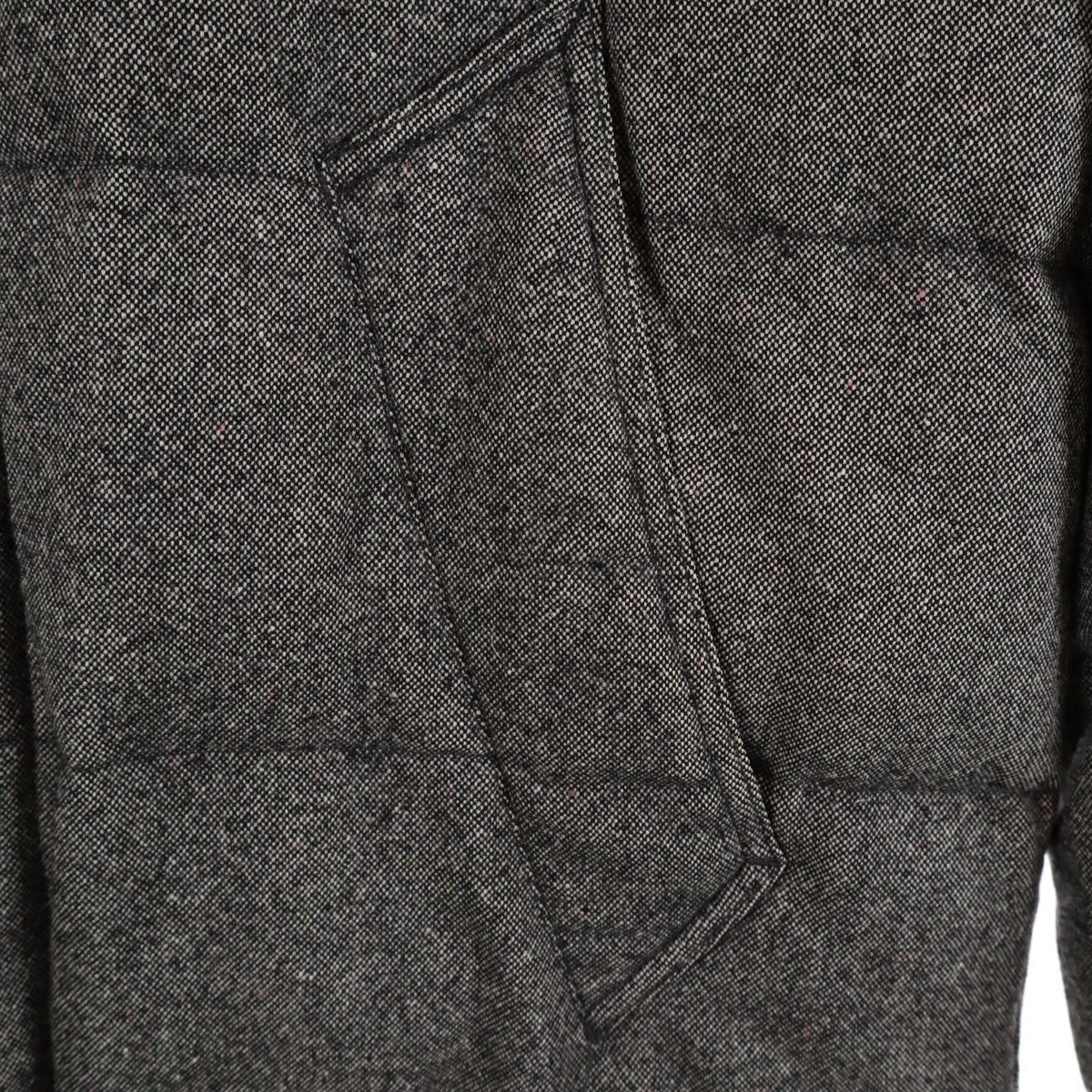 PS Paul Smith ピーエスポールスミス フーデッド ダウンコート L グレー メンズ