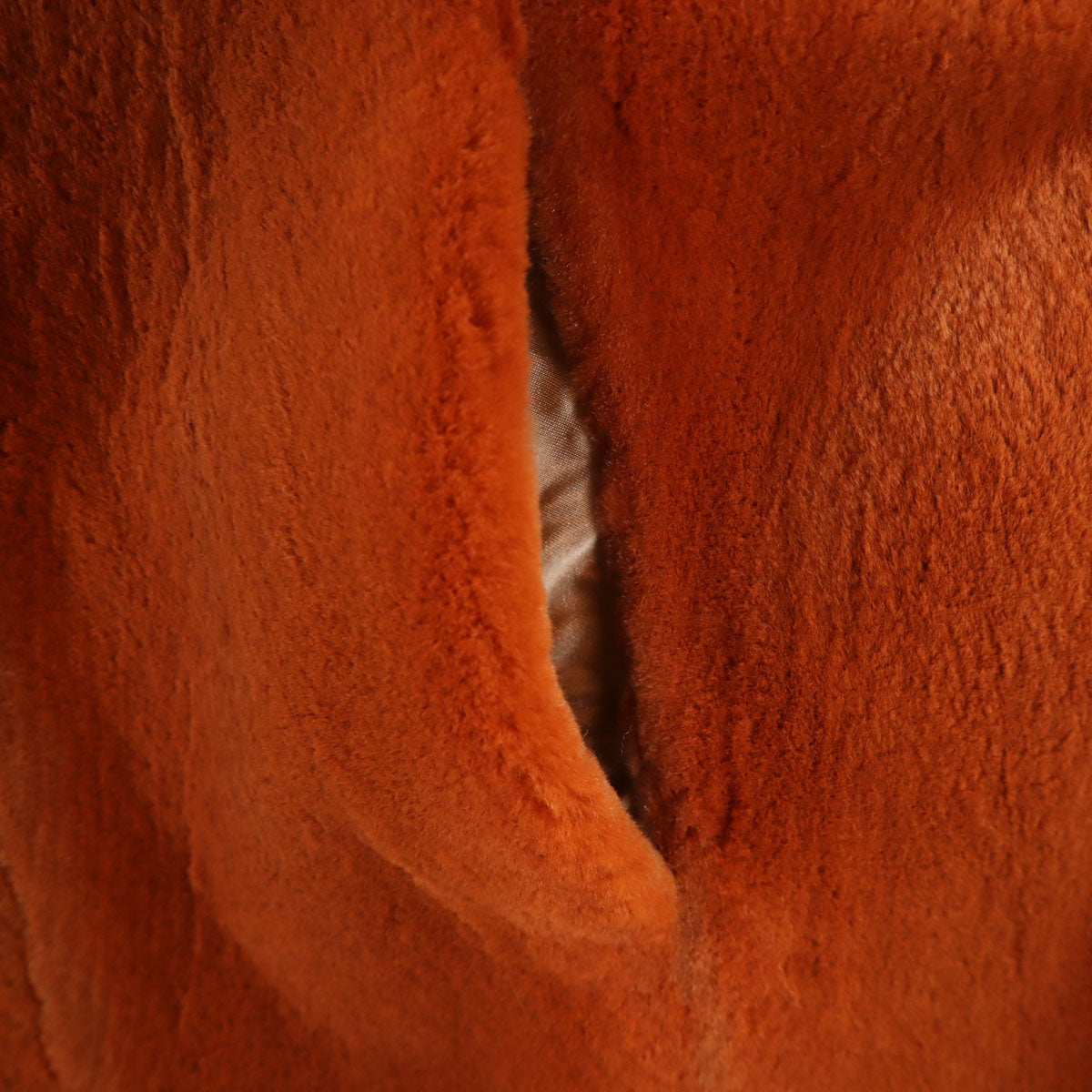 美品 Majestic マジェスティック 80s 90s カナダ製 ミンク オールド ポンチョ 毛皮コート オレンジ レディース