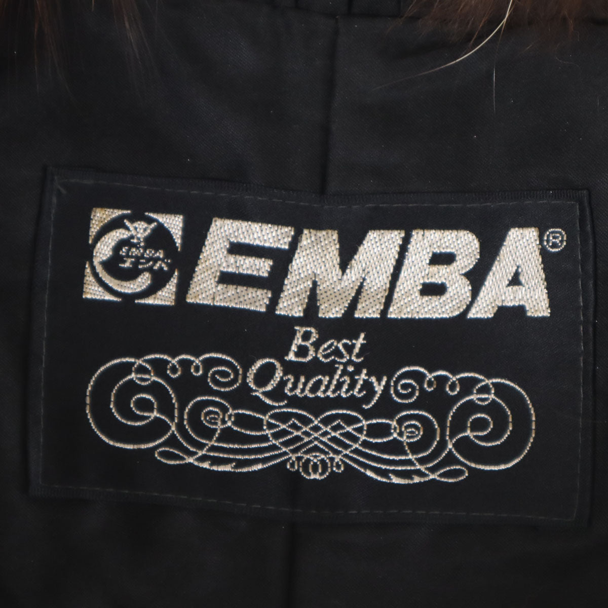美品 EMBA エンバ シルバーフォックス 毛皮コート 11 ブラウン レディース