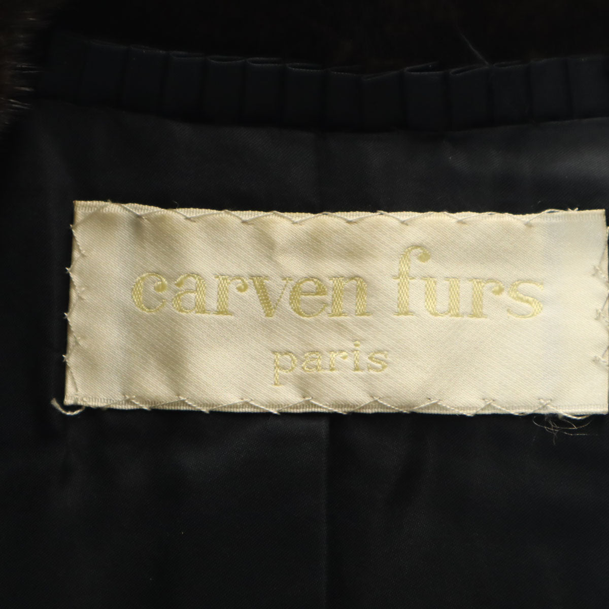 carven furs カルヴェン ファーズ 毛皮コート 9月11日 ブラウン BLACKGLAMA レディース