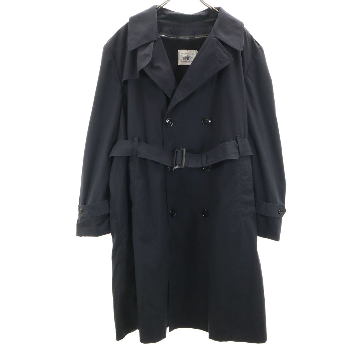 American Apparel アメリカンアパレル 90s USA製 DPSC オールド オールウェザー トレンチコート 46S 濃紺 メンズ