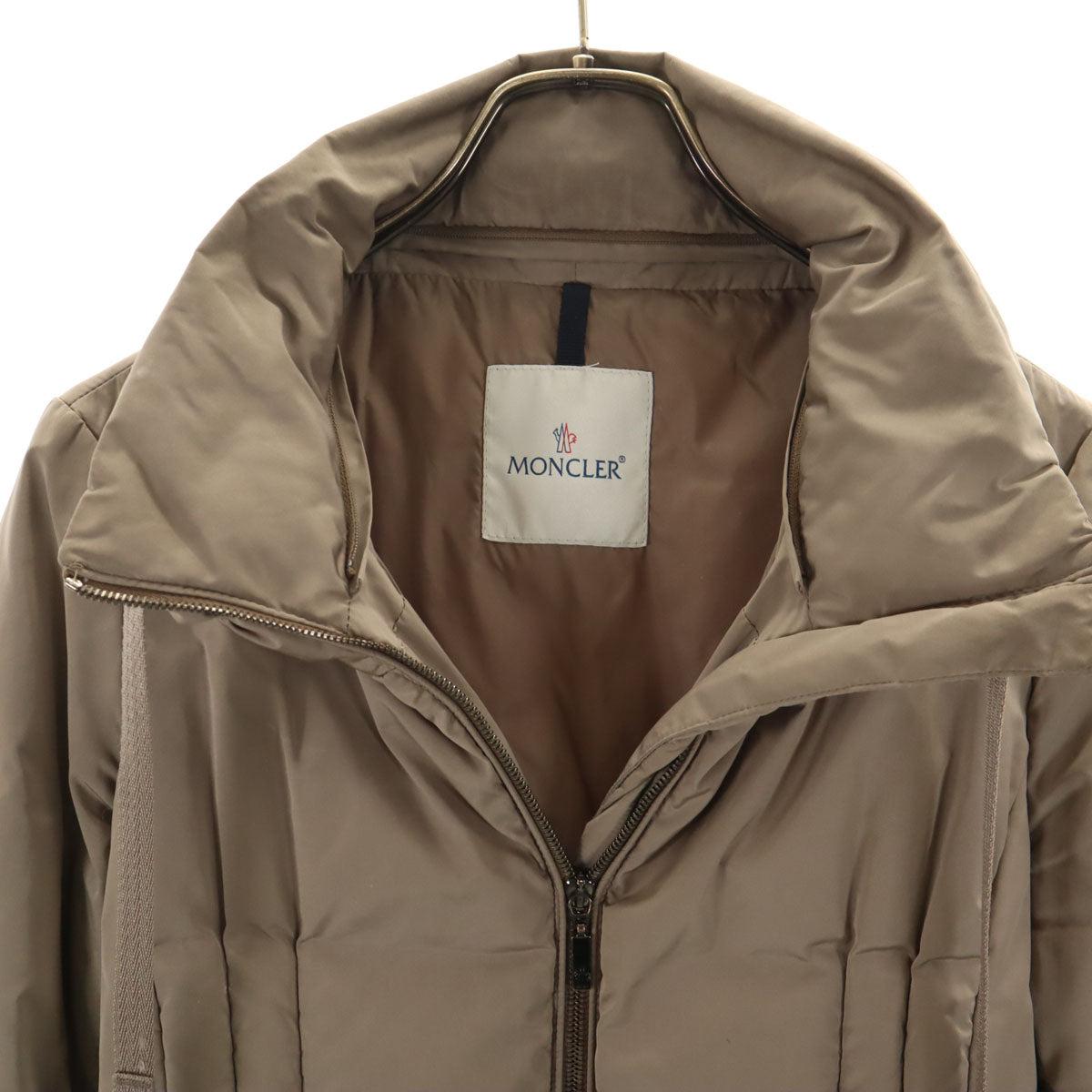 MONCLER モンクレール ブルガリア製 ダウンコート 1 グレージュ レディース