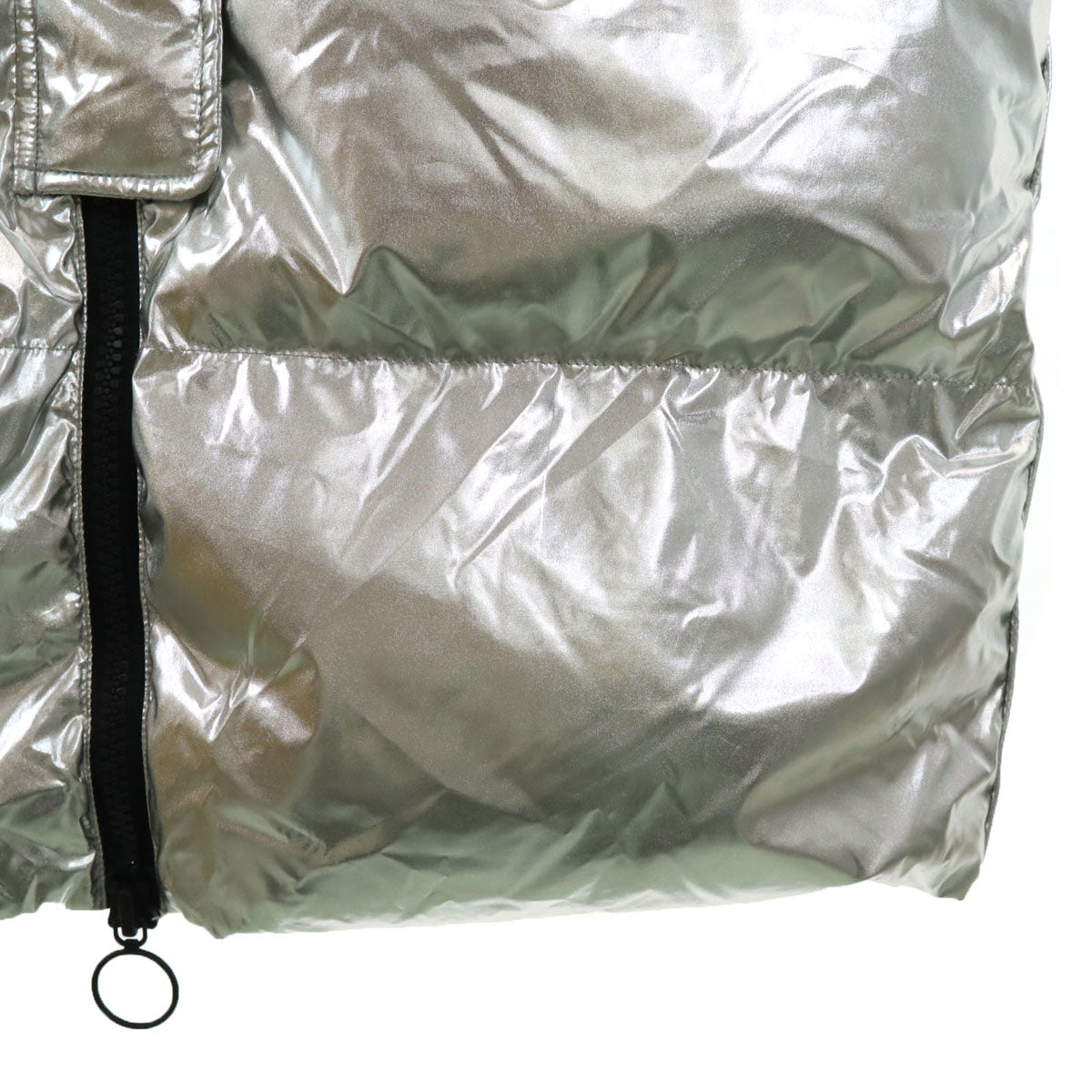 GAP ギャップ ダウンコート S シルバー レディース