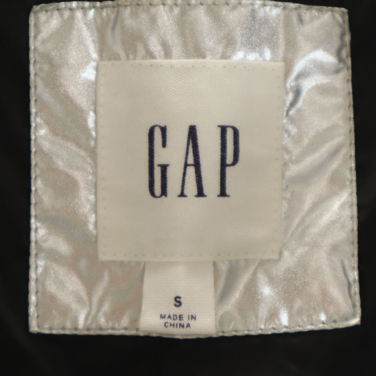 GAP ギャップ ダウンコート S シルバー レディース
