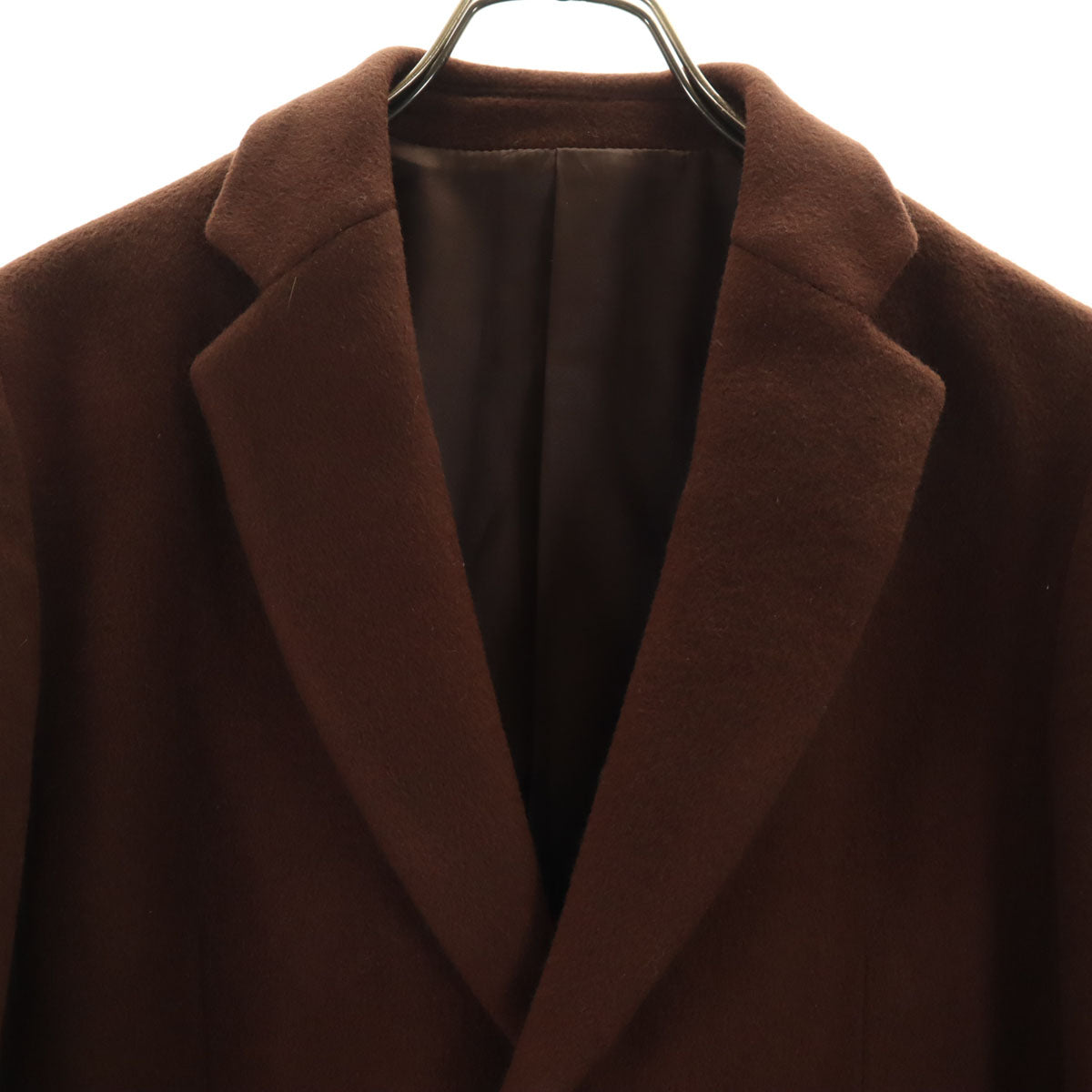 JOURNAL STANDARD ジャーナルスタンダード ウールブレンド チェスターコート S ブラウン メンズ