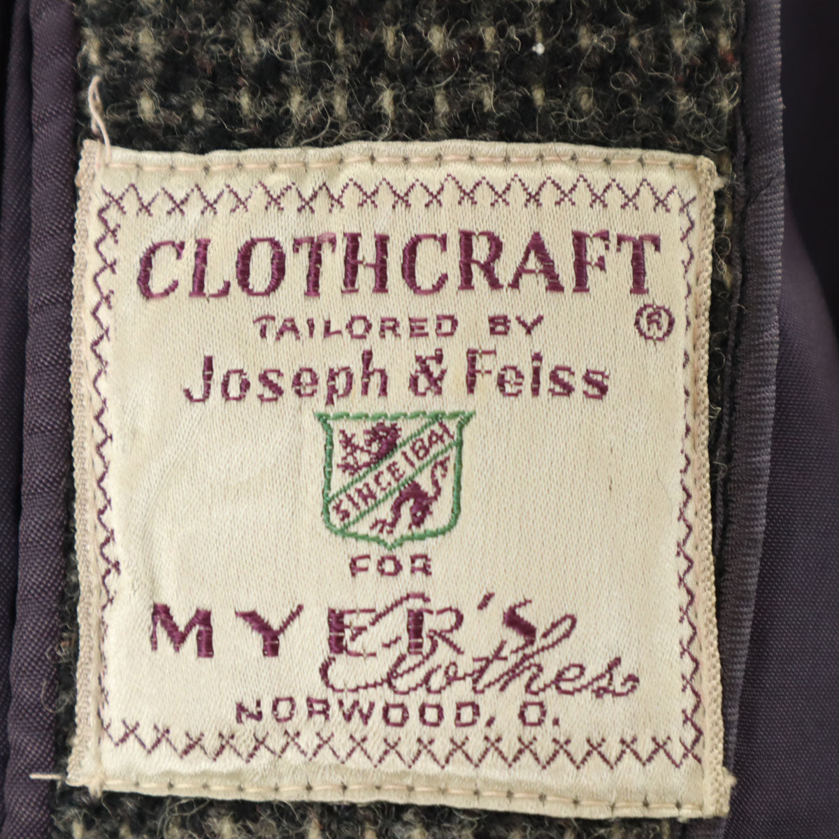 Joseph & Feiss ジョセフアンドフィース 60s 70s ヴィンテージ ロングコート グレー系 メンズ