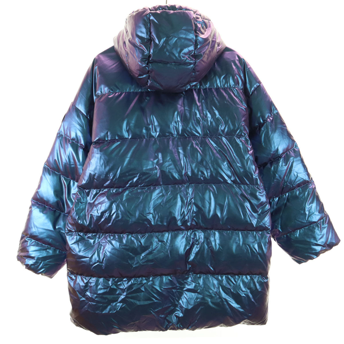 GAP ギャップ メタリック ダウンコート M パープル系 レディース