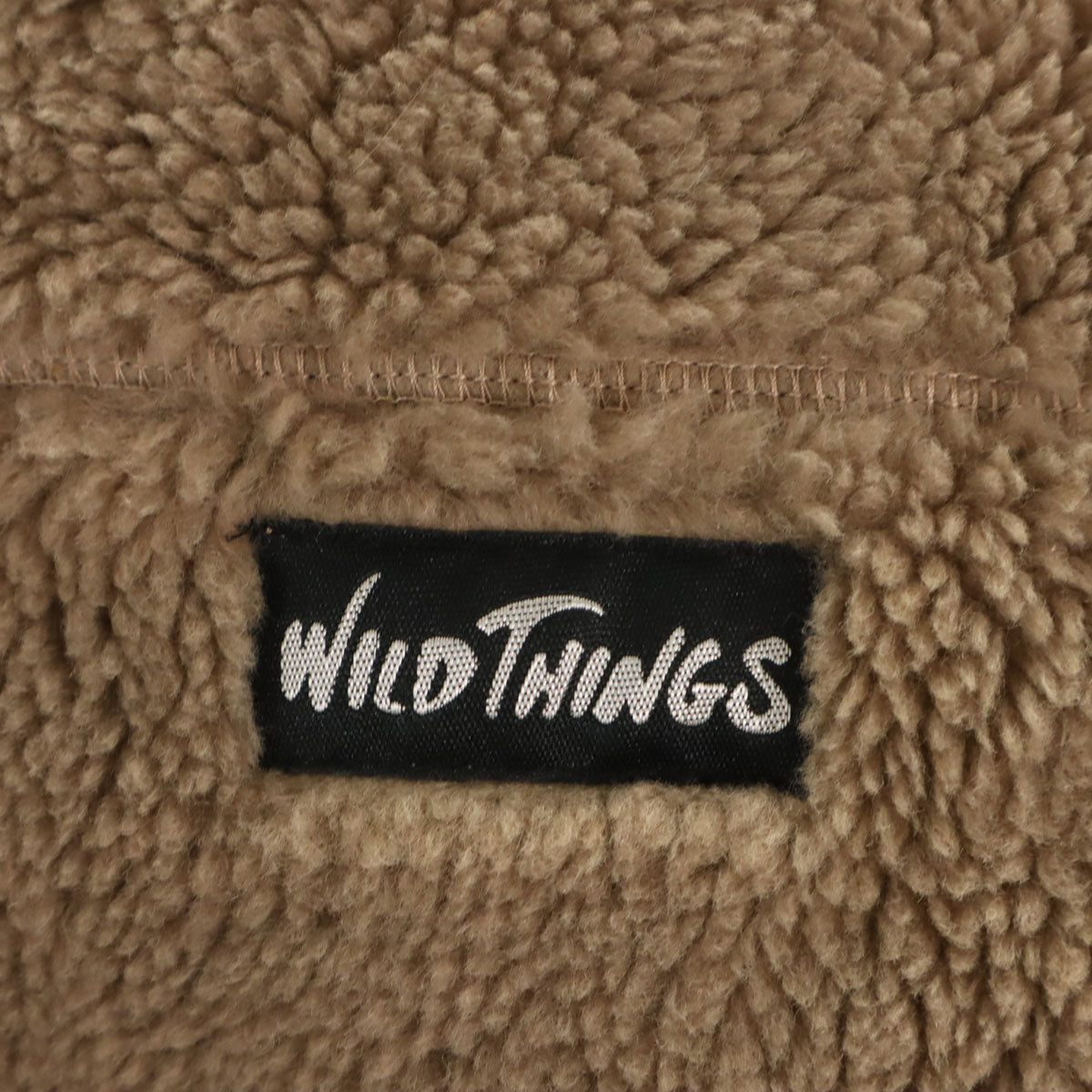 美品 WILDTHINGS ワイルドシングス ボアコート M ベージュ 中綿 リバーシブル レディース