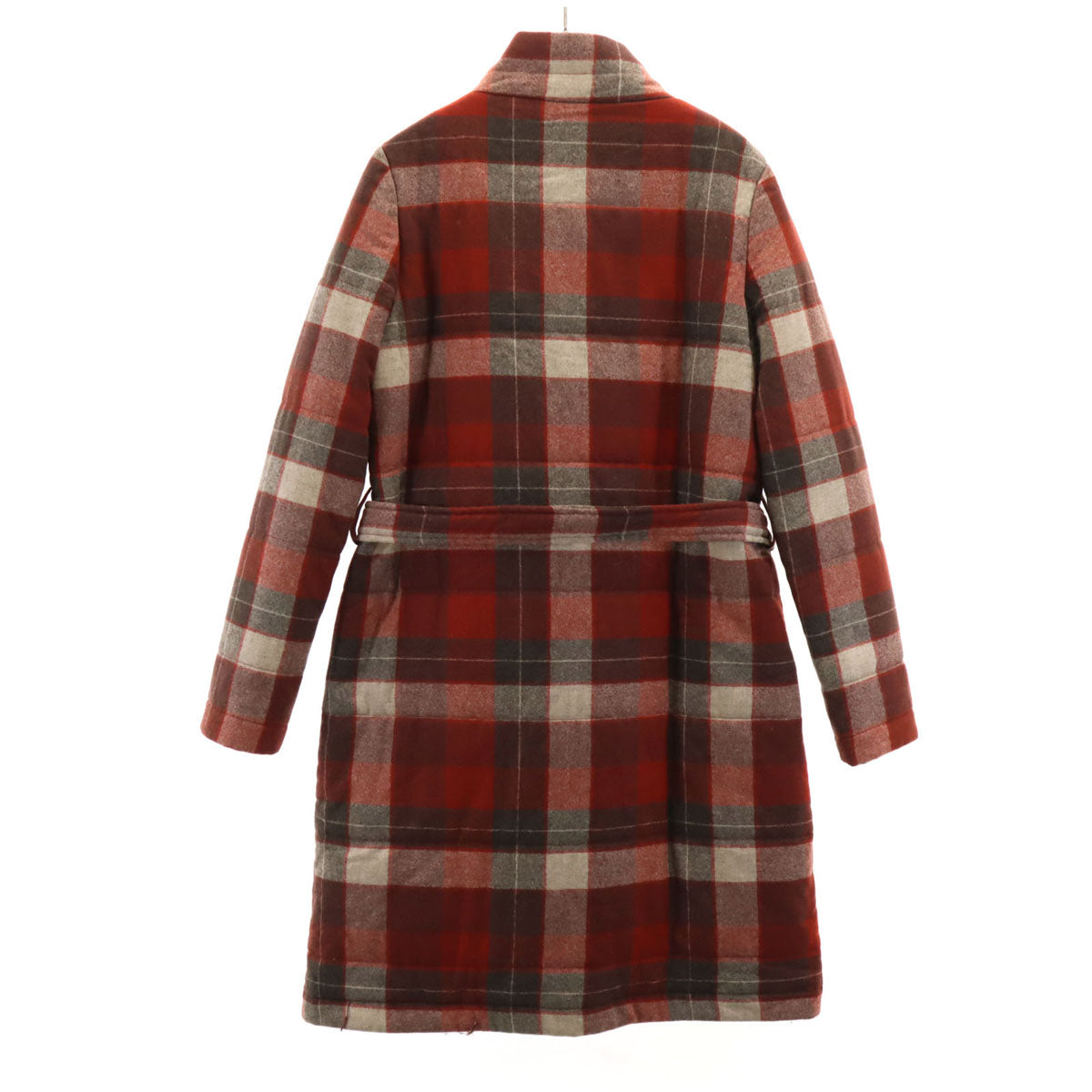 PENDLETON ペンドルトン USA製 チェック 中綿コート M レッド系 レディース