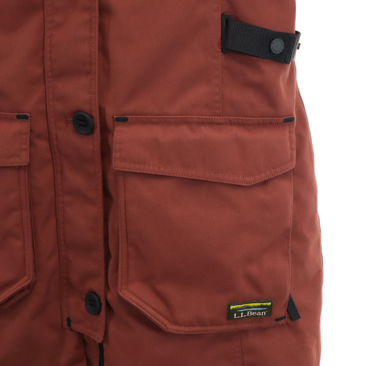 L.L.Bean エルエルビーン マウンテン ダウンコート S レンガ系 ダウンテック アウトドア レディース