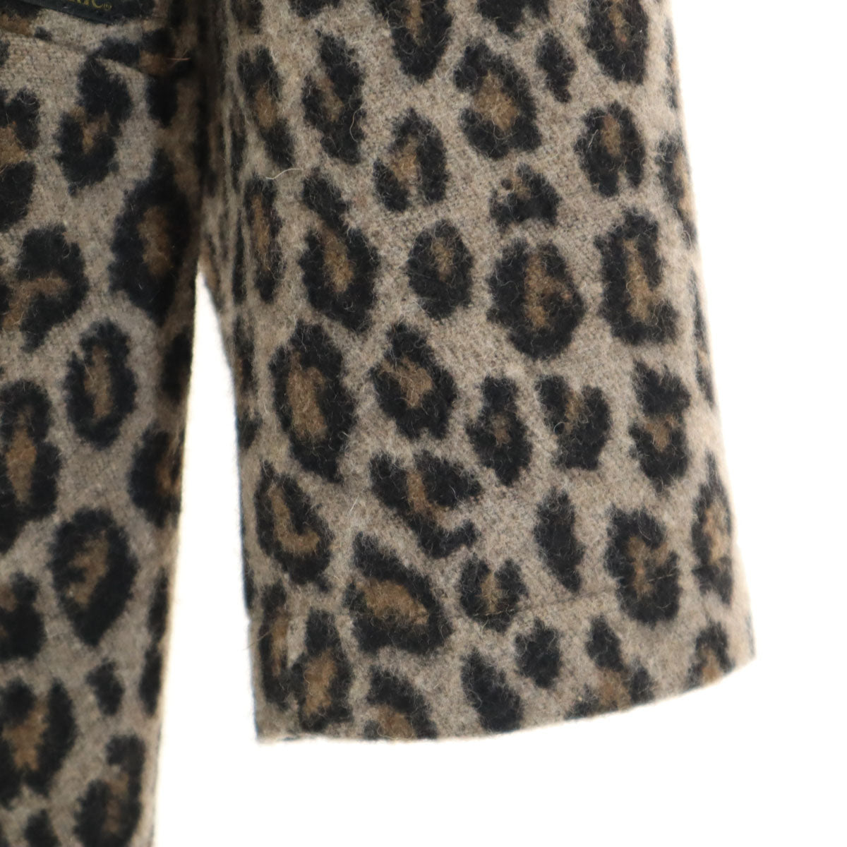 HYSTERIC GLAMOUR ヒステリックグラマー 日本製 レオパード チェスターコート L ブラウン系 ヒョウ柄 メンズ