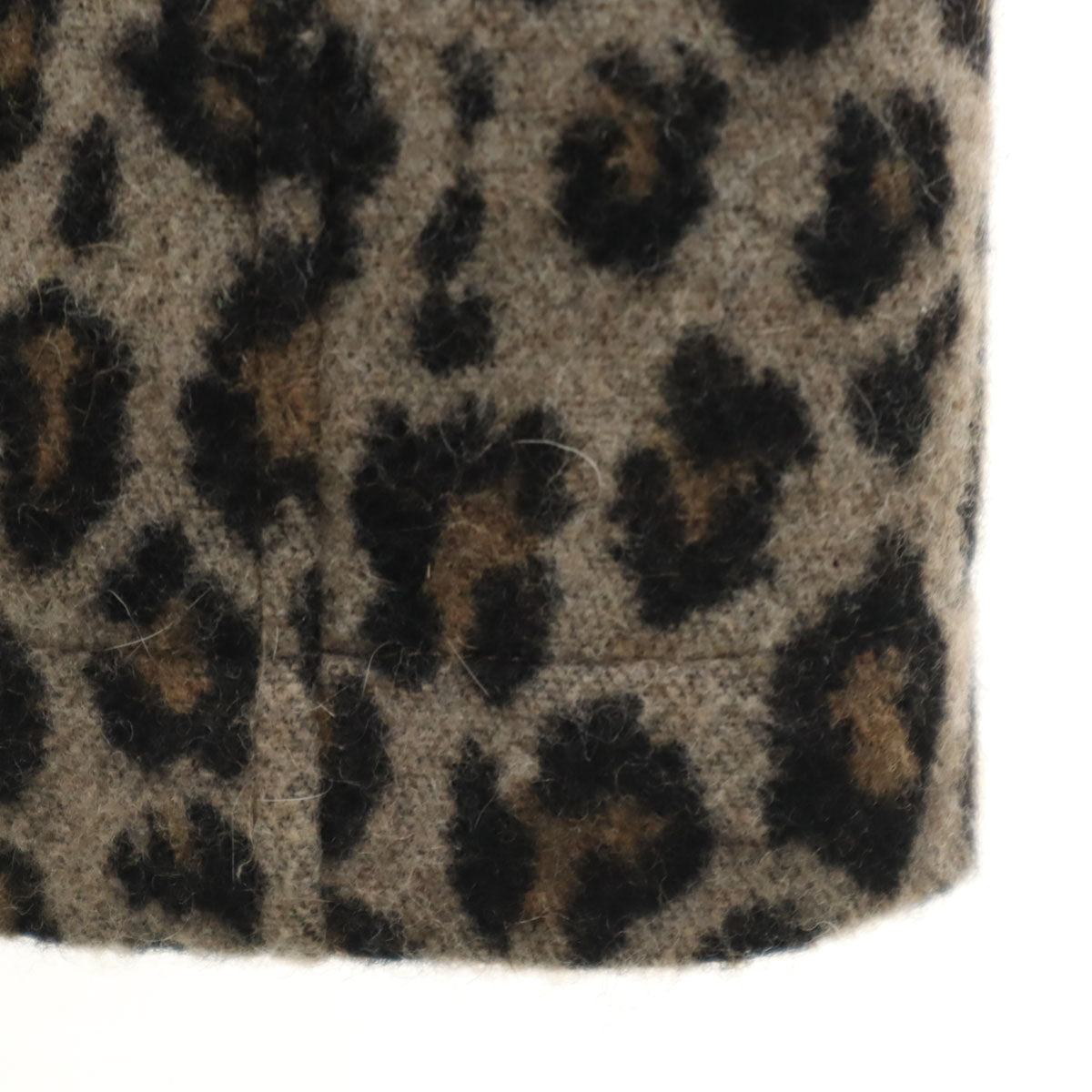 HYSTERIC GLAMOUR ヒステリックグラマー 日本製 レオパード チェスターコート L ブラウン系 ヒョウ柄 メンズ