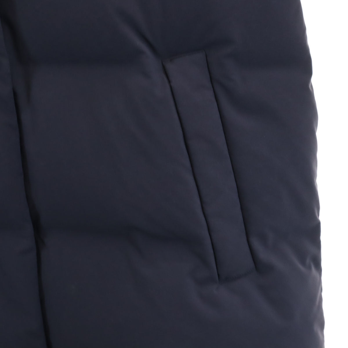 UNIQLO ユニクロ シームレス ダウンコート M ネイビー レディース