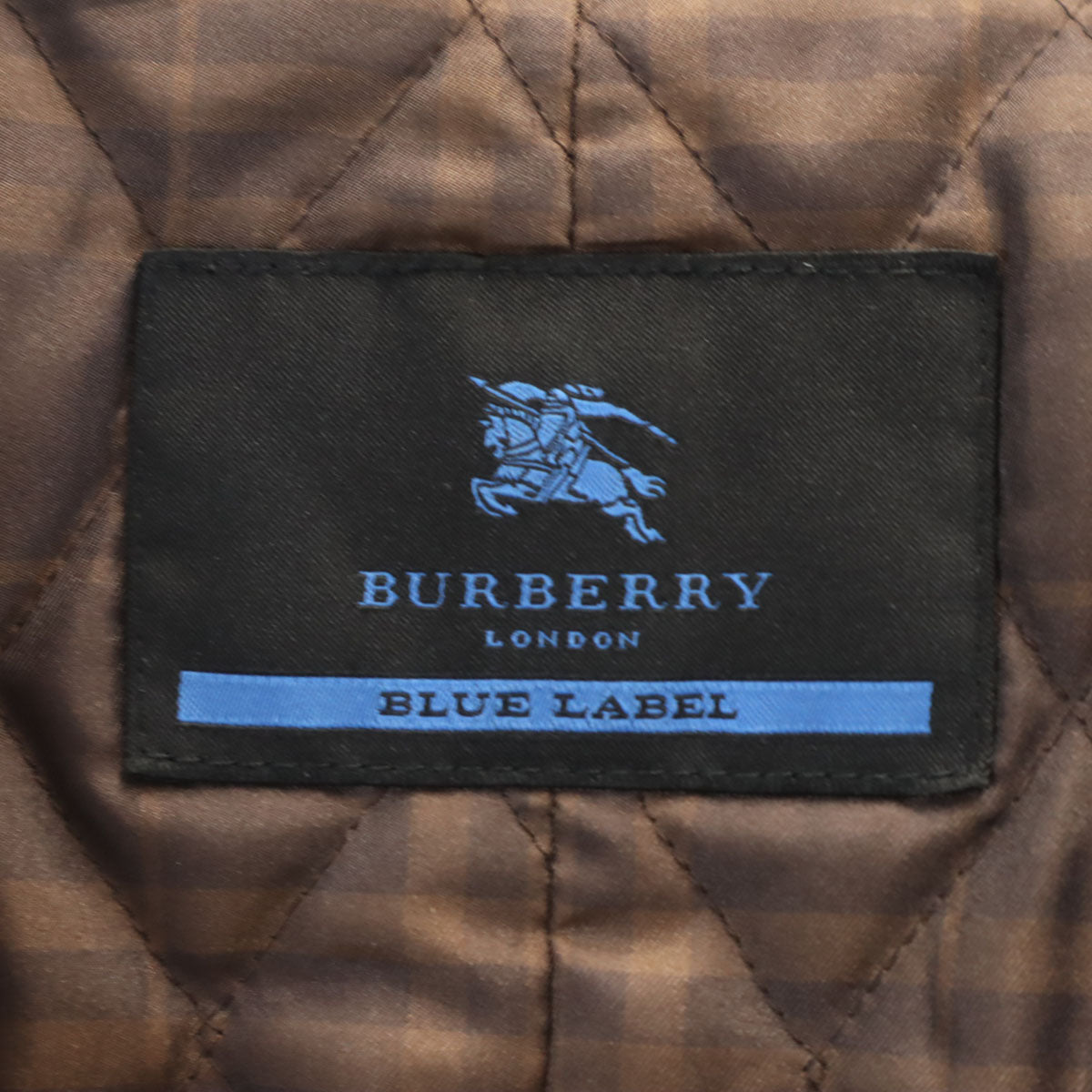 BURBERRY LONDON BLUE LABEL バーバリー ロンドン ブルーレーベル トレンチコート M ベージュ 三陽商会 中綿 メンズ