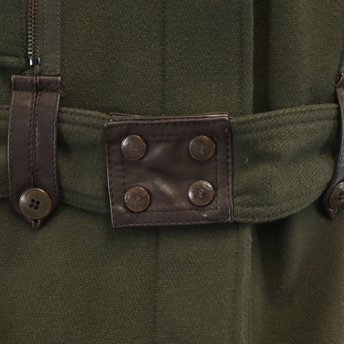 Diesel Style Lab ディーゼル スタイル ラボ イタリア製 ウールコート S カーキ レディース