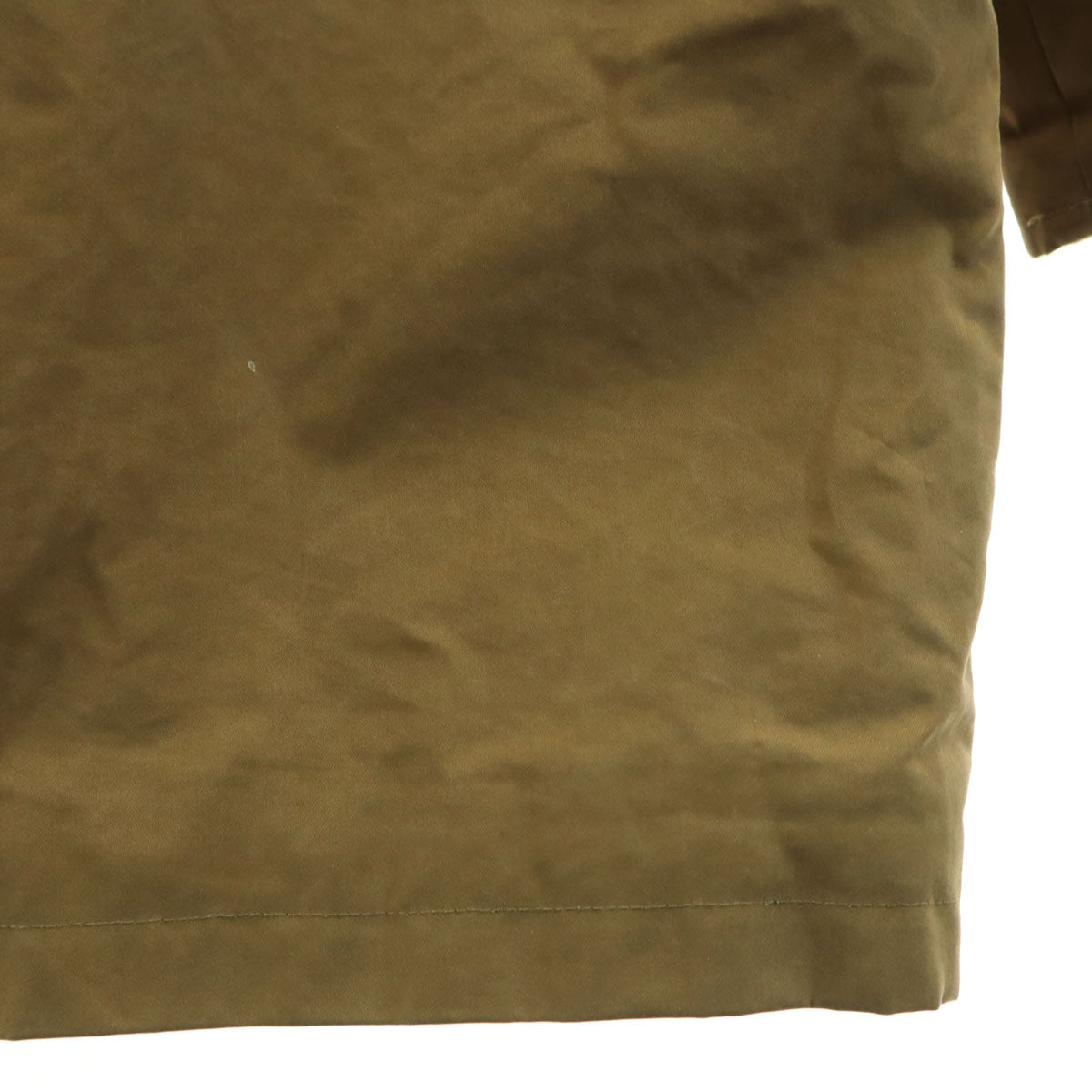 A.P.C. アーペーセー ワックスコーティング加工 モッズコート XS カーキブラウン 裏ボア メンズ