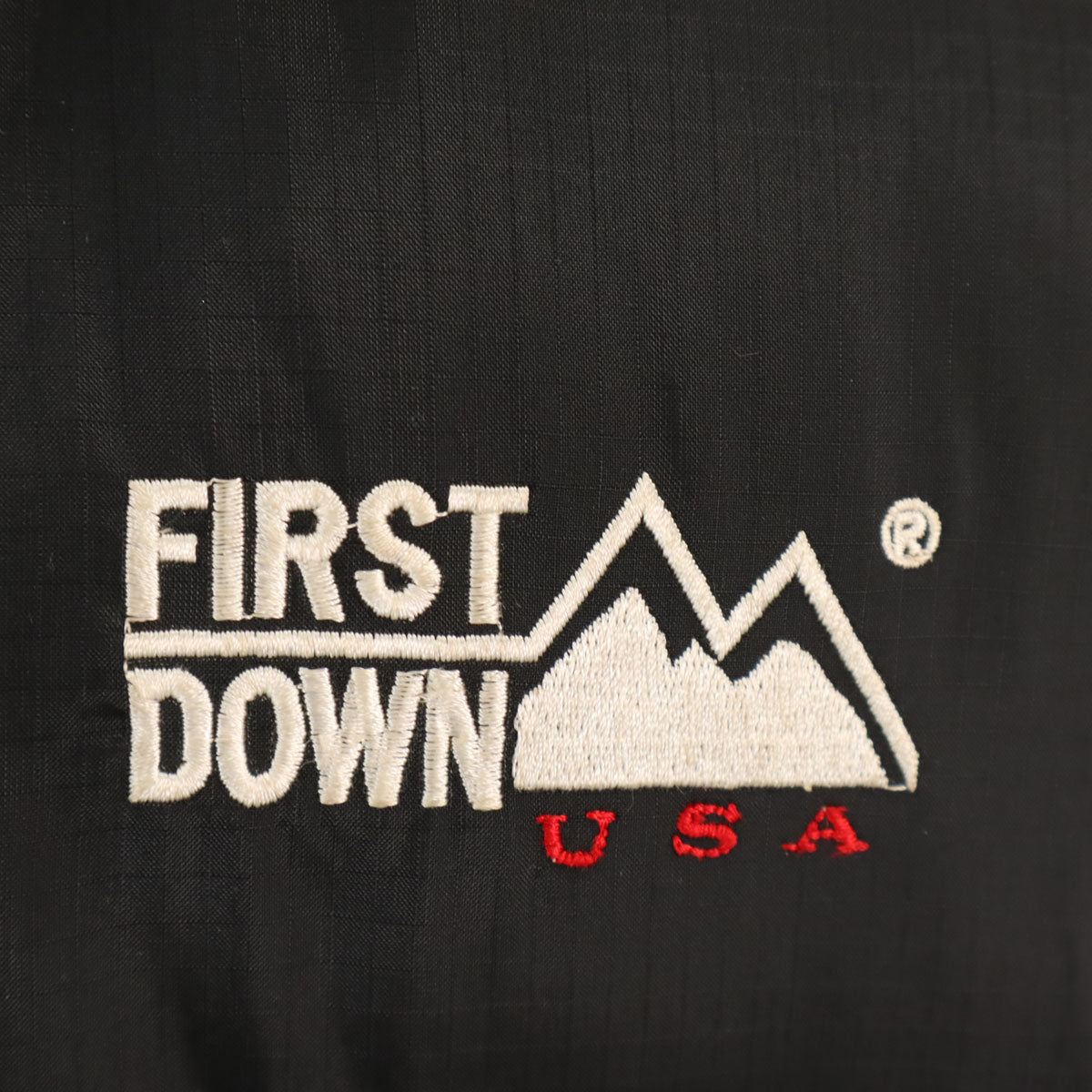 FIRSTDOWN ファーストダウン ダウンコート L ブラック メンズ