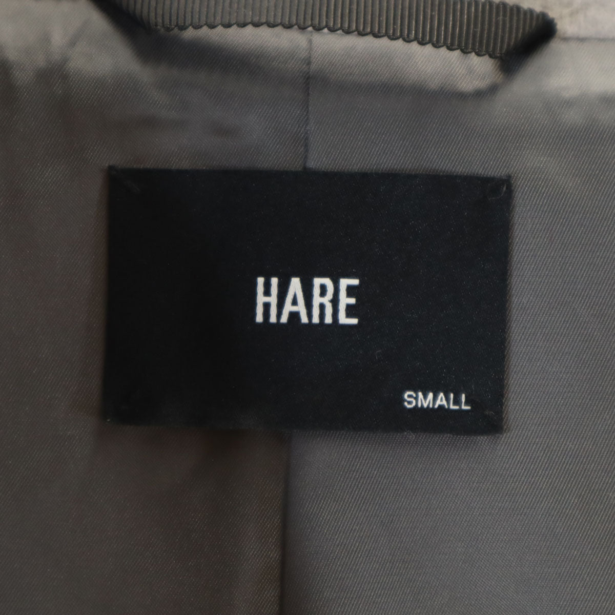 HARE ハレ ウールブレンド コート S グレー メンズ
